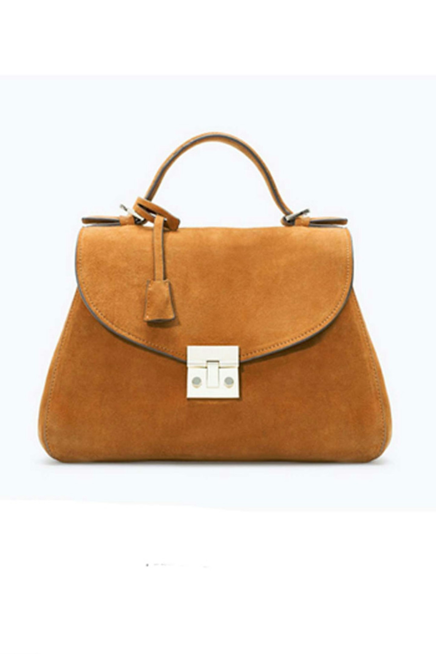 22. Brown leather bowling bag, £69.99, Zara