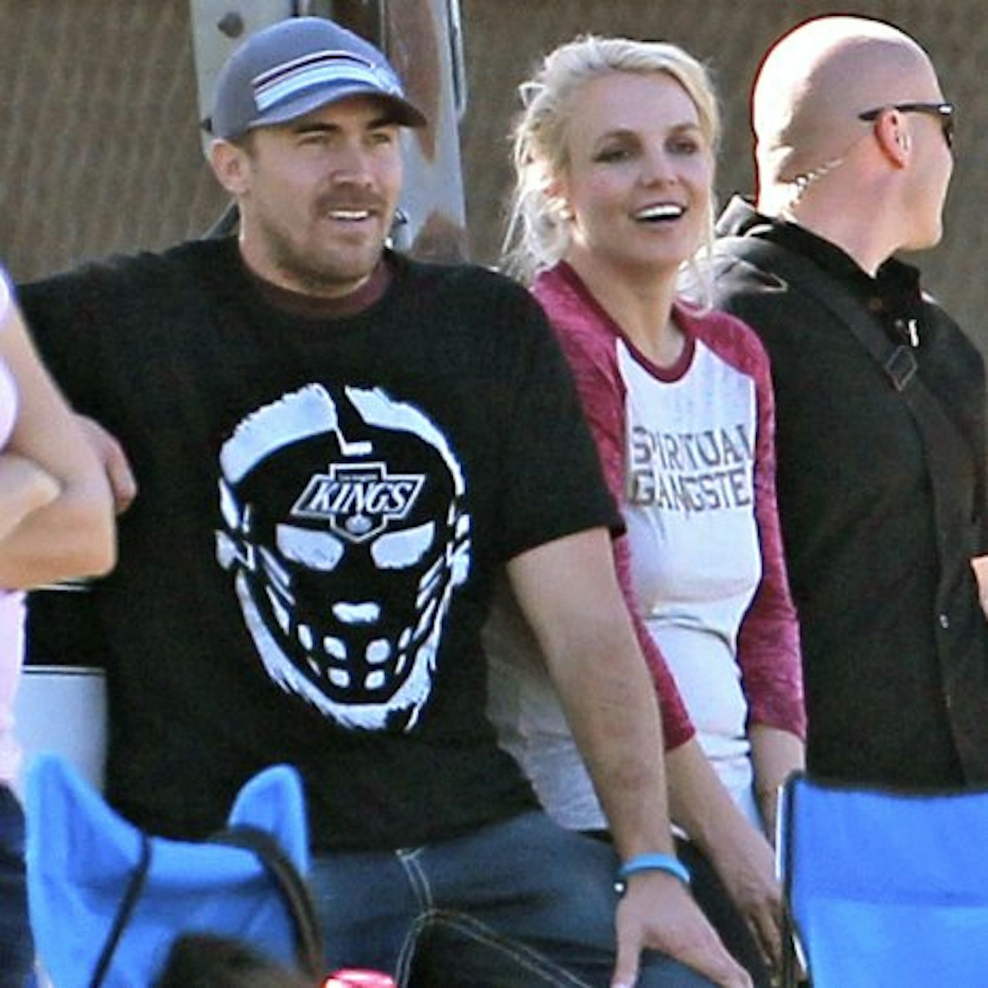 Britney said that if she fell pregnant with boyfriend David Lucado's baby then she would consider retiring and moving home