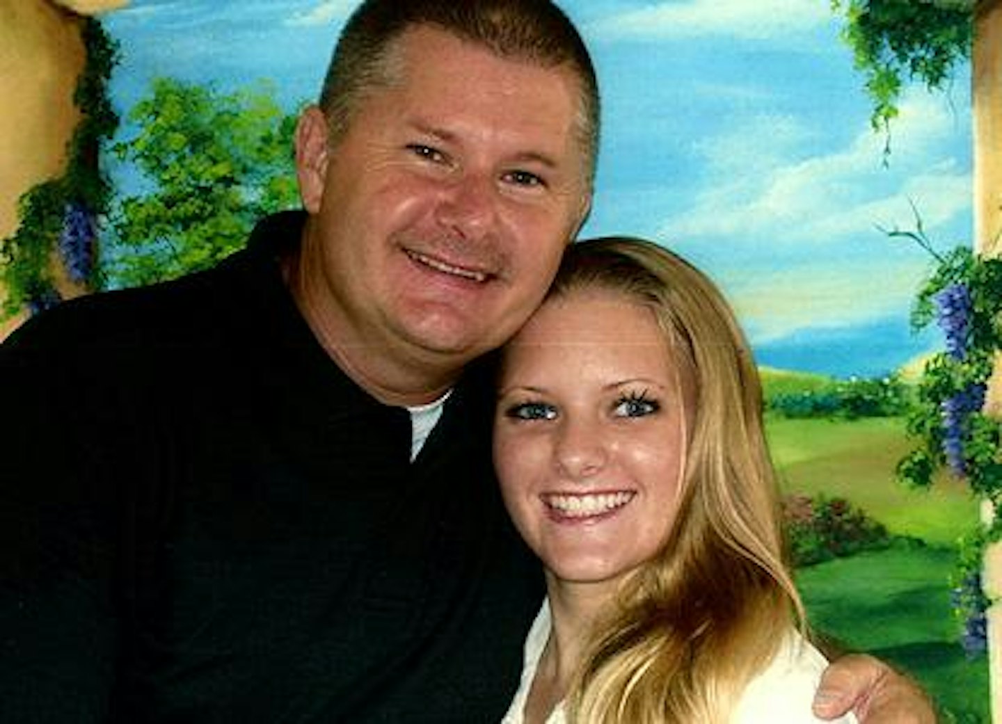 Terry Caffey and his daughter - who was instrumental in the deaths of her mother and siblings