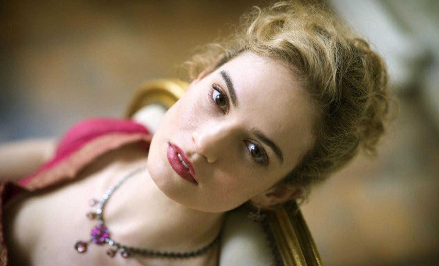 Lily James Plays Countess&nbsp;Natasha Rostova In The BBC Production [BBC]