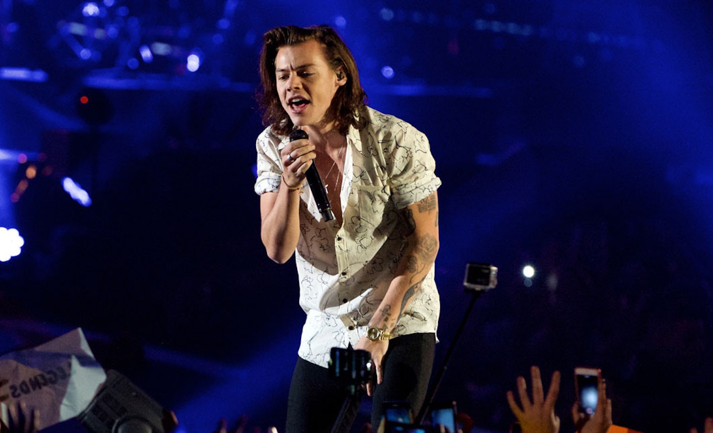 Harry Styles performing in Madrid in December (Getty)