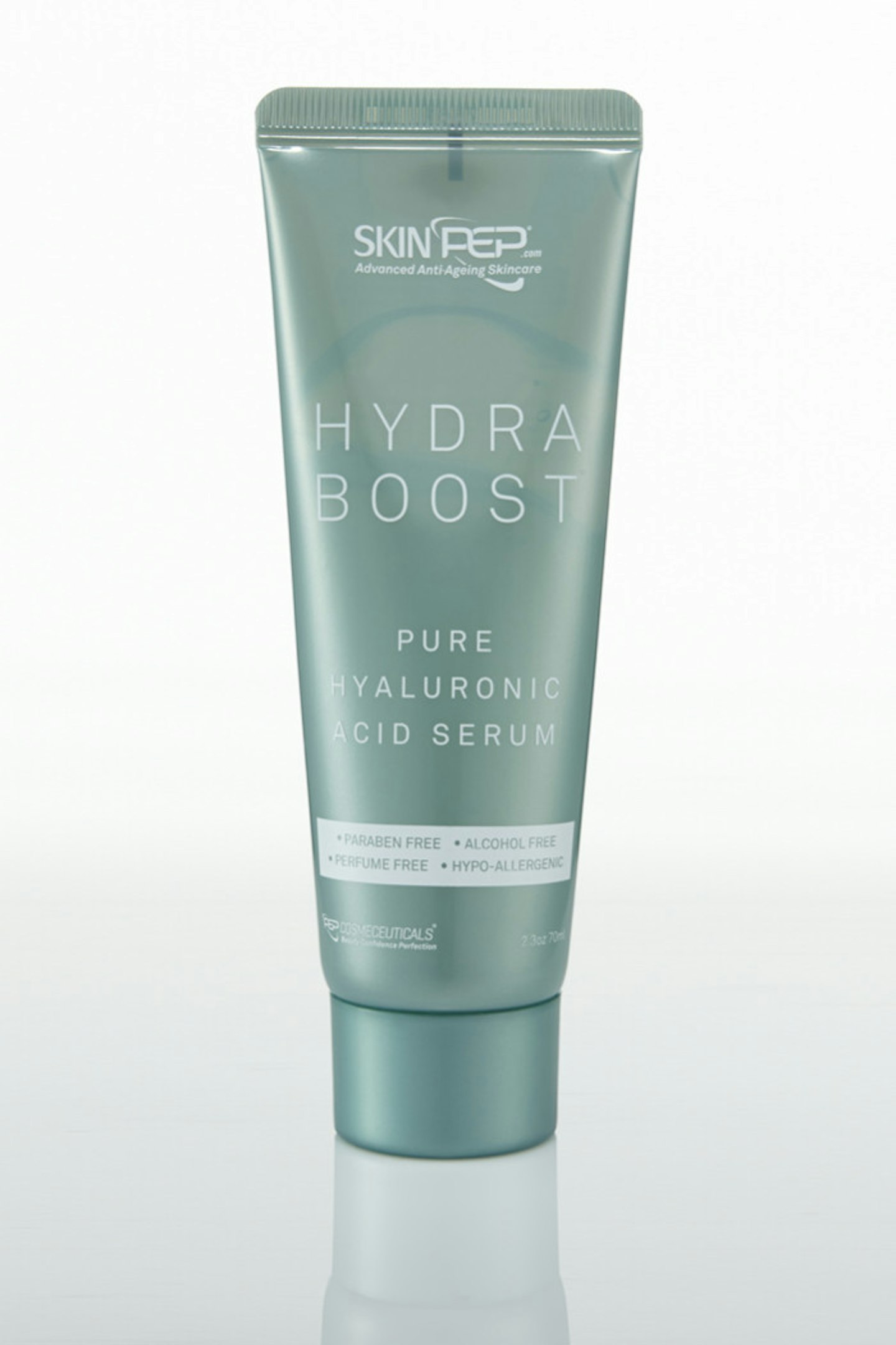 Sheenie of Just Nice Things, Skin Pep Hydra Boost Pure Hyaluronic Acid Serum, £8.99, SkinPep.com