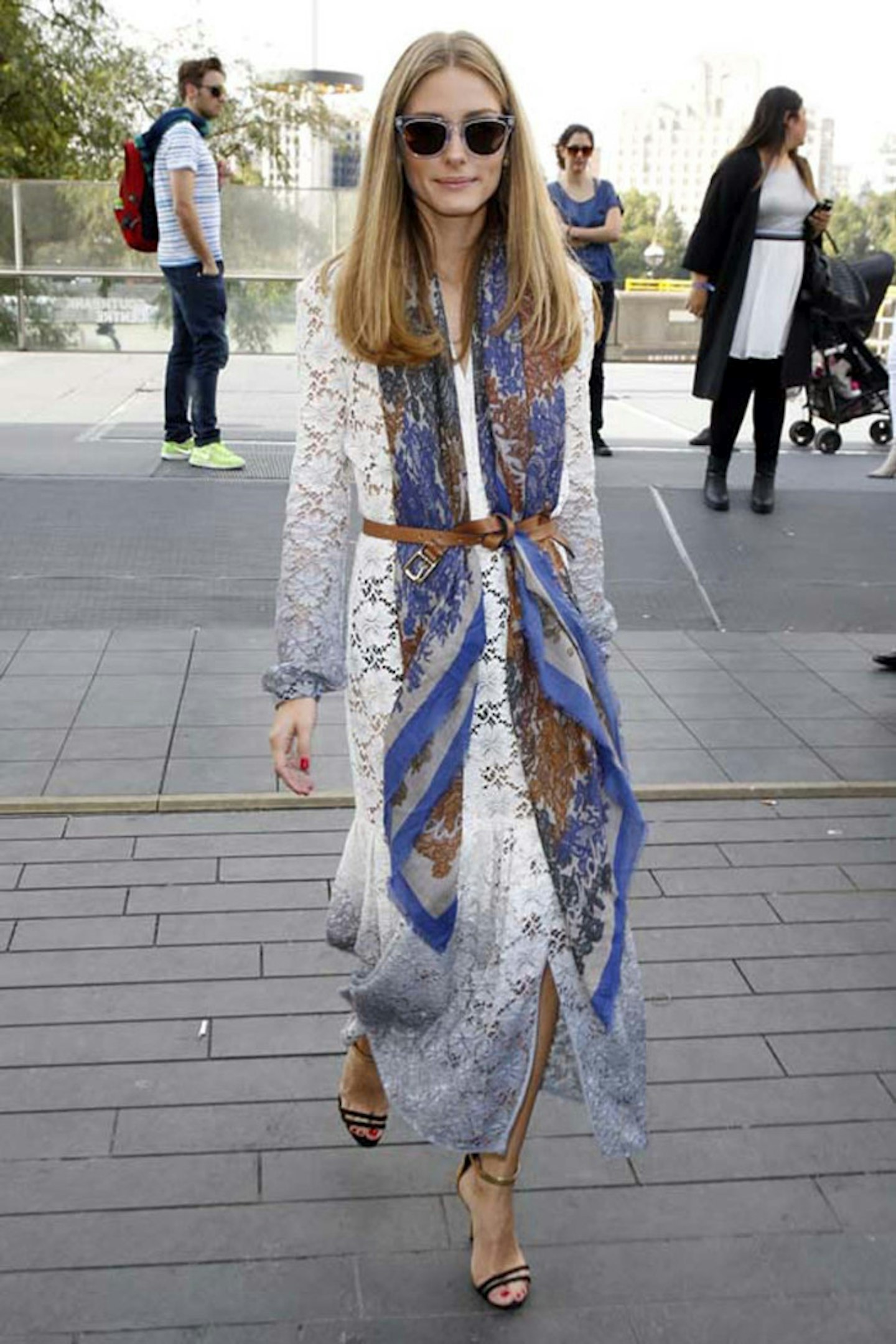 Olivia Palermo at Burberry Prorsum