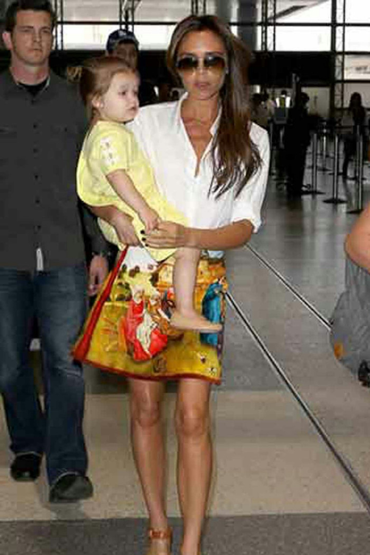 Victoria Beckham style harper carven lax airport