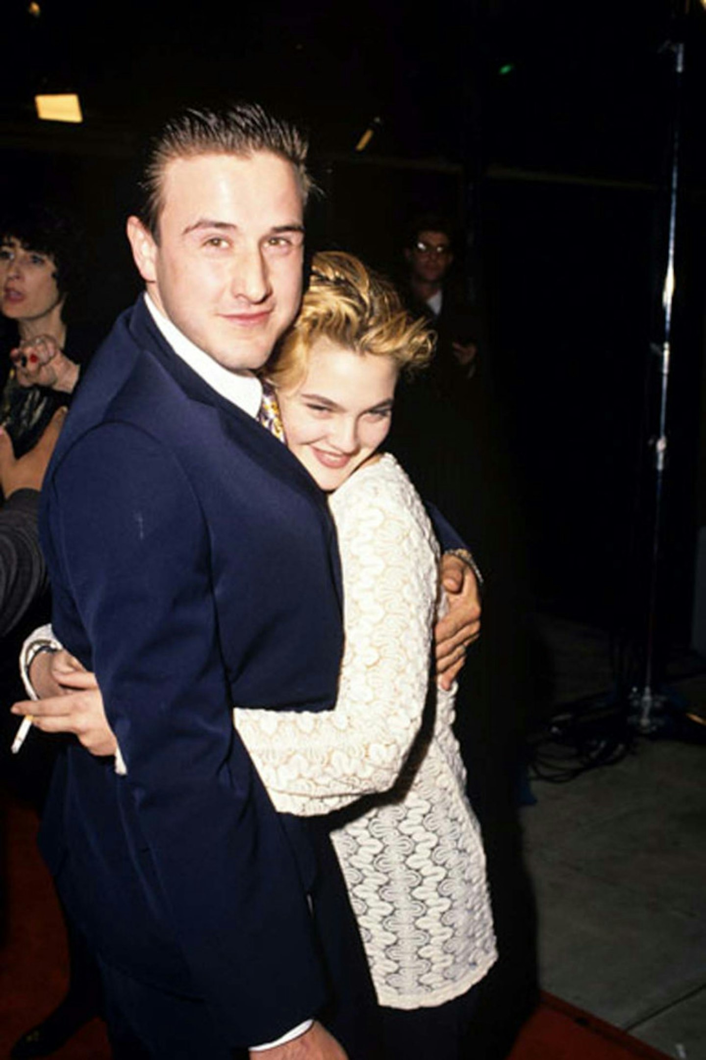 David Arquette and Drew Barrymore