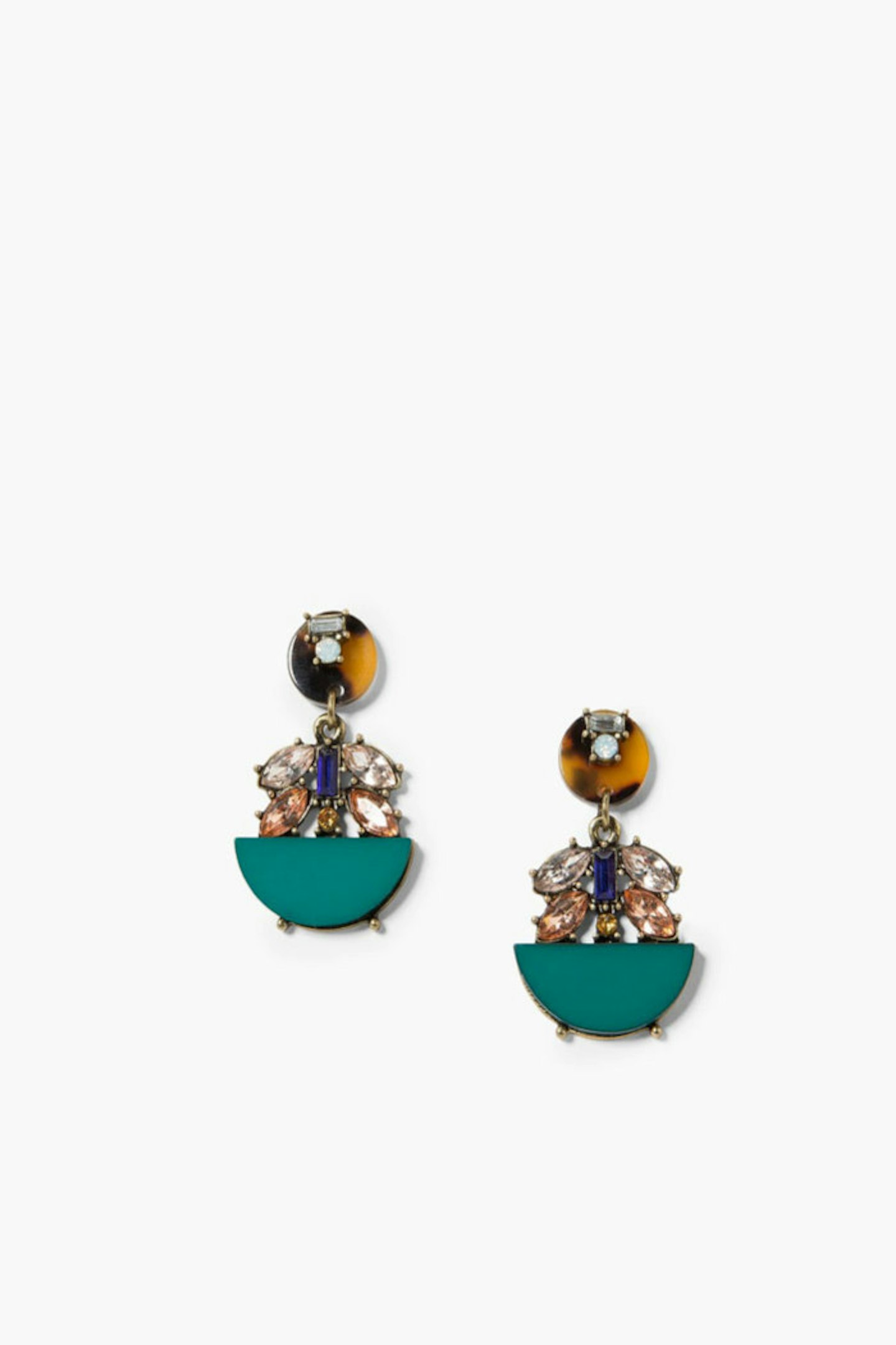 Faceted Crystal Earrings