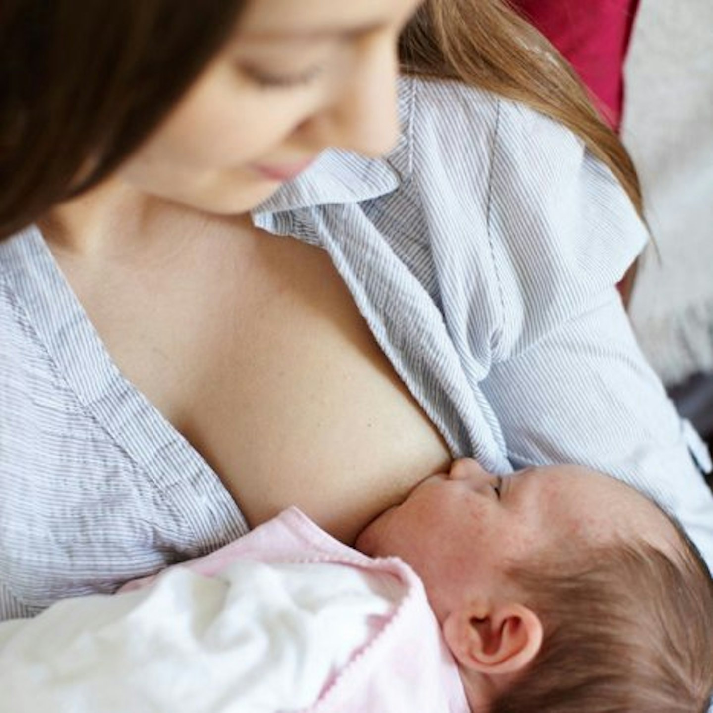 Breastfeeding photos have been described as "inappropriate" on social media