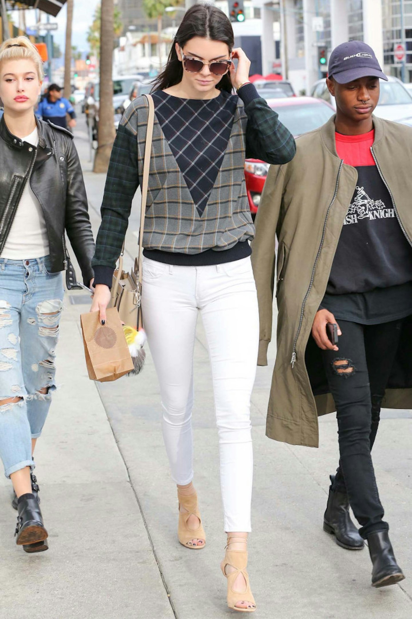 62-Kendall Jenner and Hailey Baldwin are seen in Los Angeles on December 17, 2014