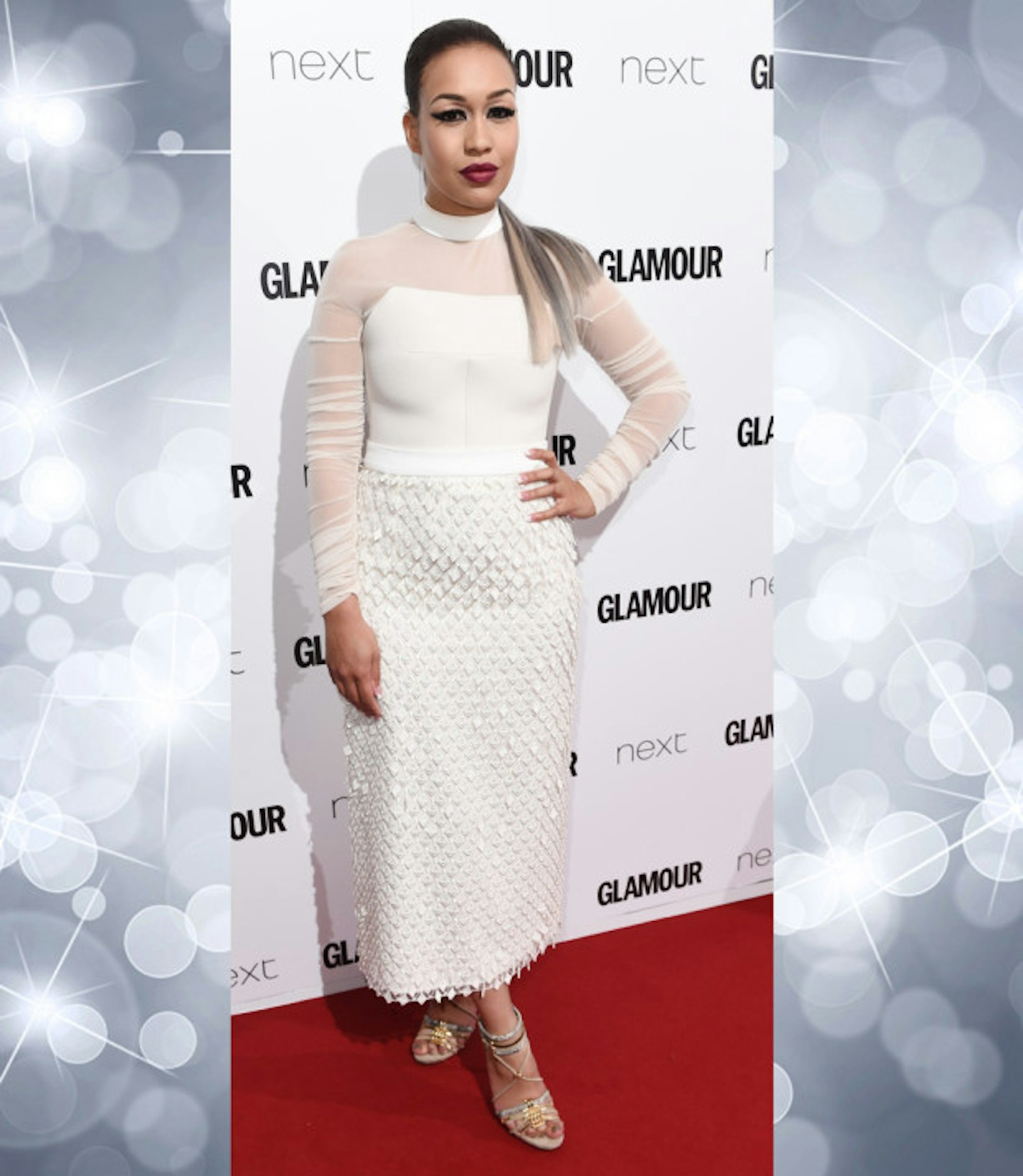 glamour-awards-outfits-rebecca-ferguson-white-lace-dress