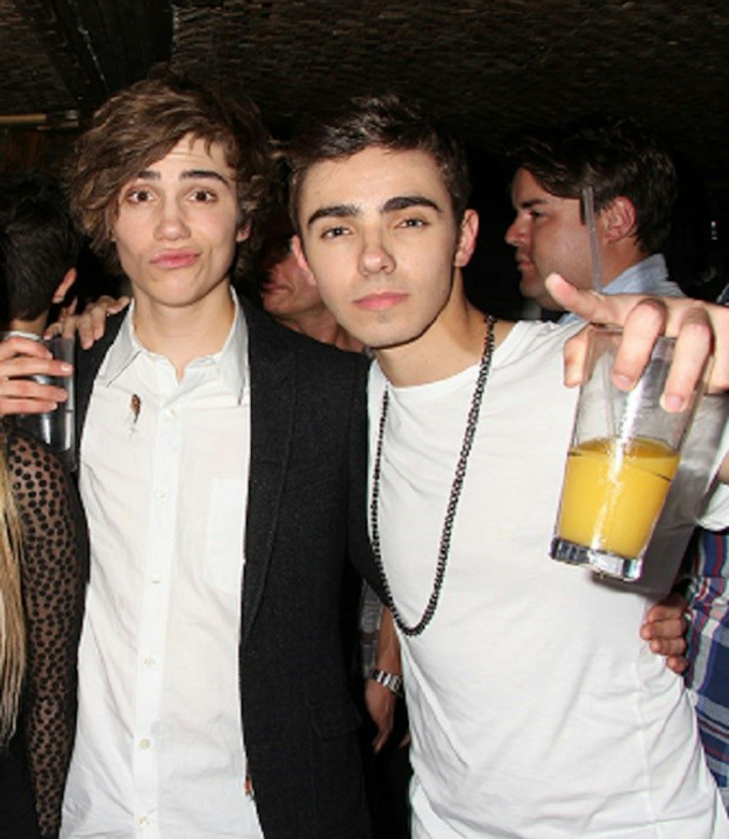 George from Union J and Nathan from The Wanted