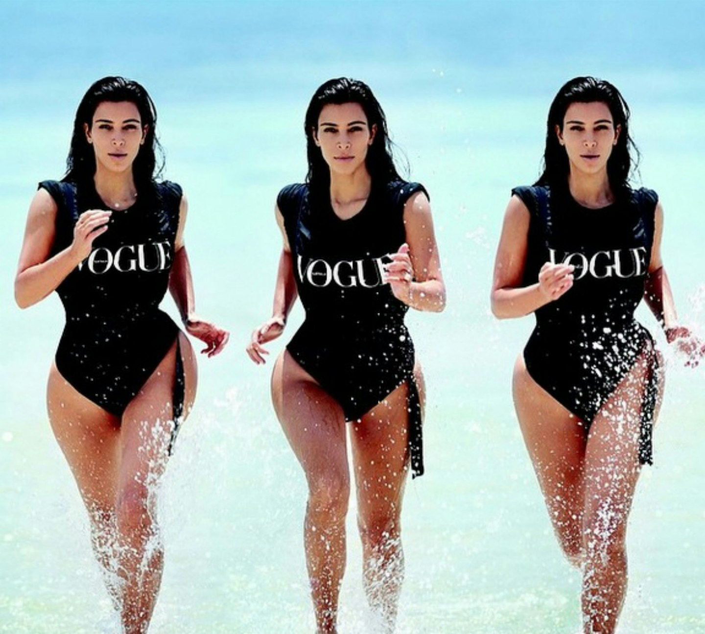 kim-kardashian-vogue-black-swimsuit