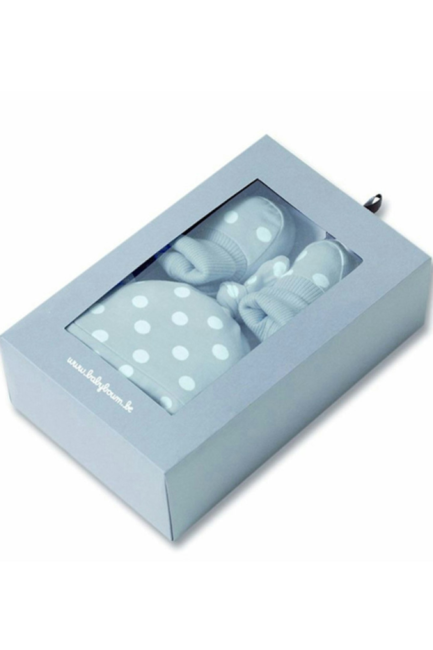 8. Baby Boum Youmi Misty/Candy Newborn Hat and Booties Gift Box, Currently priced at £19.99, www.Amazon.co.uk