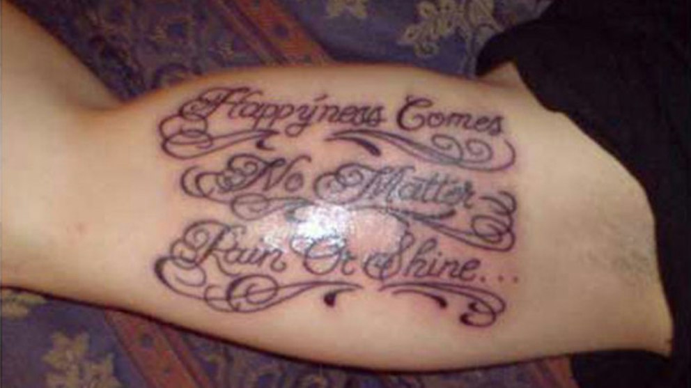 Most hilarious / awkward tattoo typos of all time | Closer