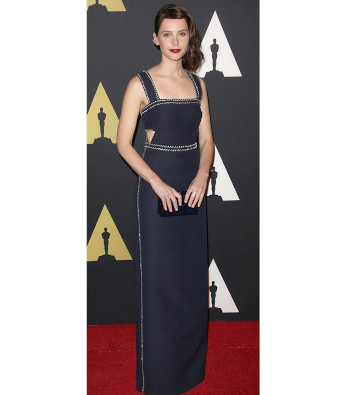 Felicity Jones in Prada