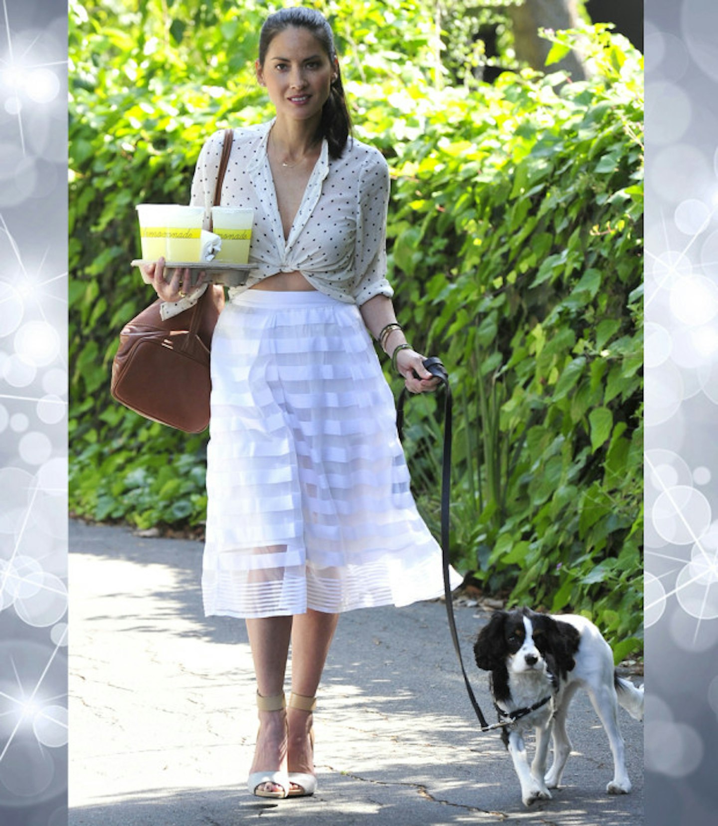 best-dressed-olivia-munn-white-skirt-spot-top