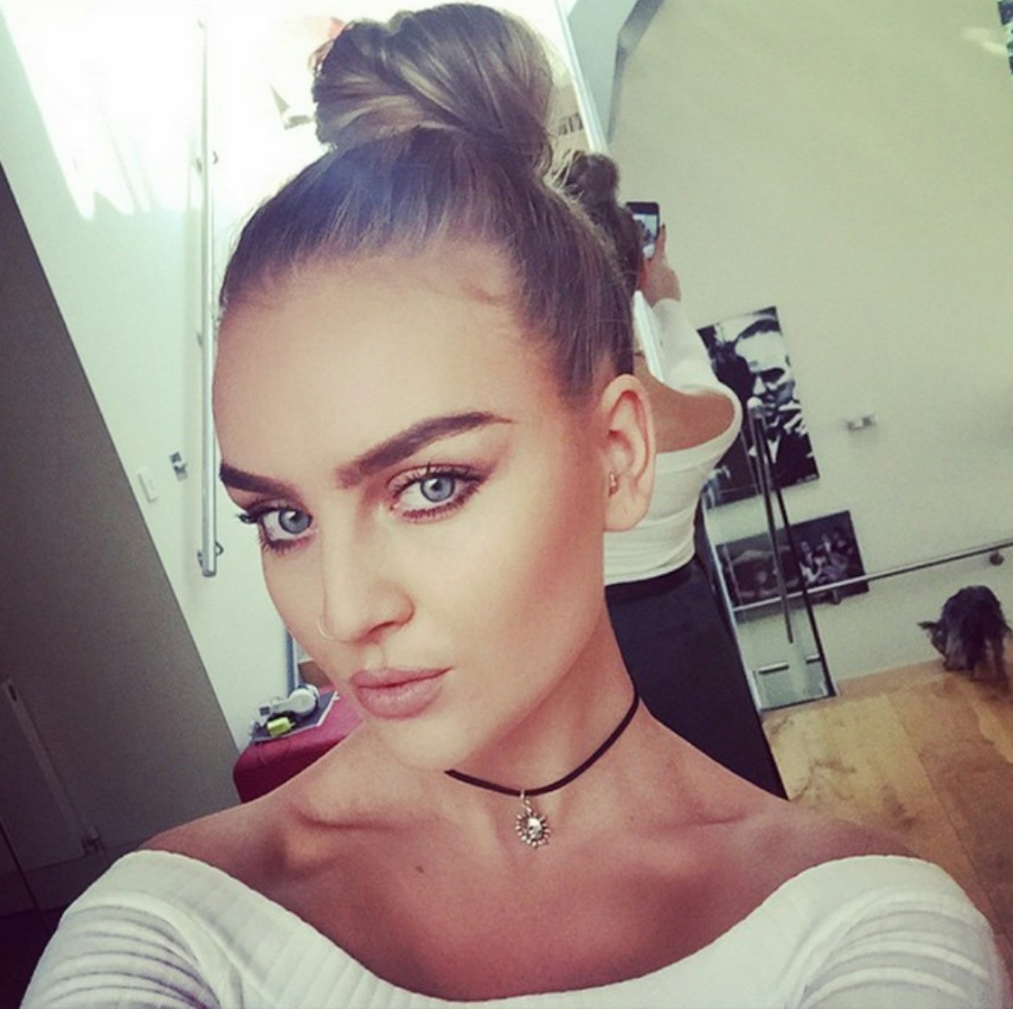 Perrie posted this selfie on Instagram a couple of days ago. Gorge.