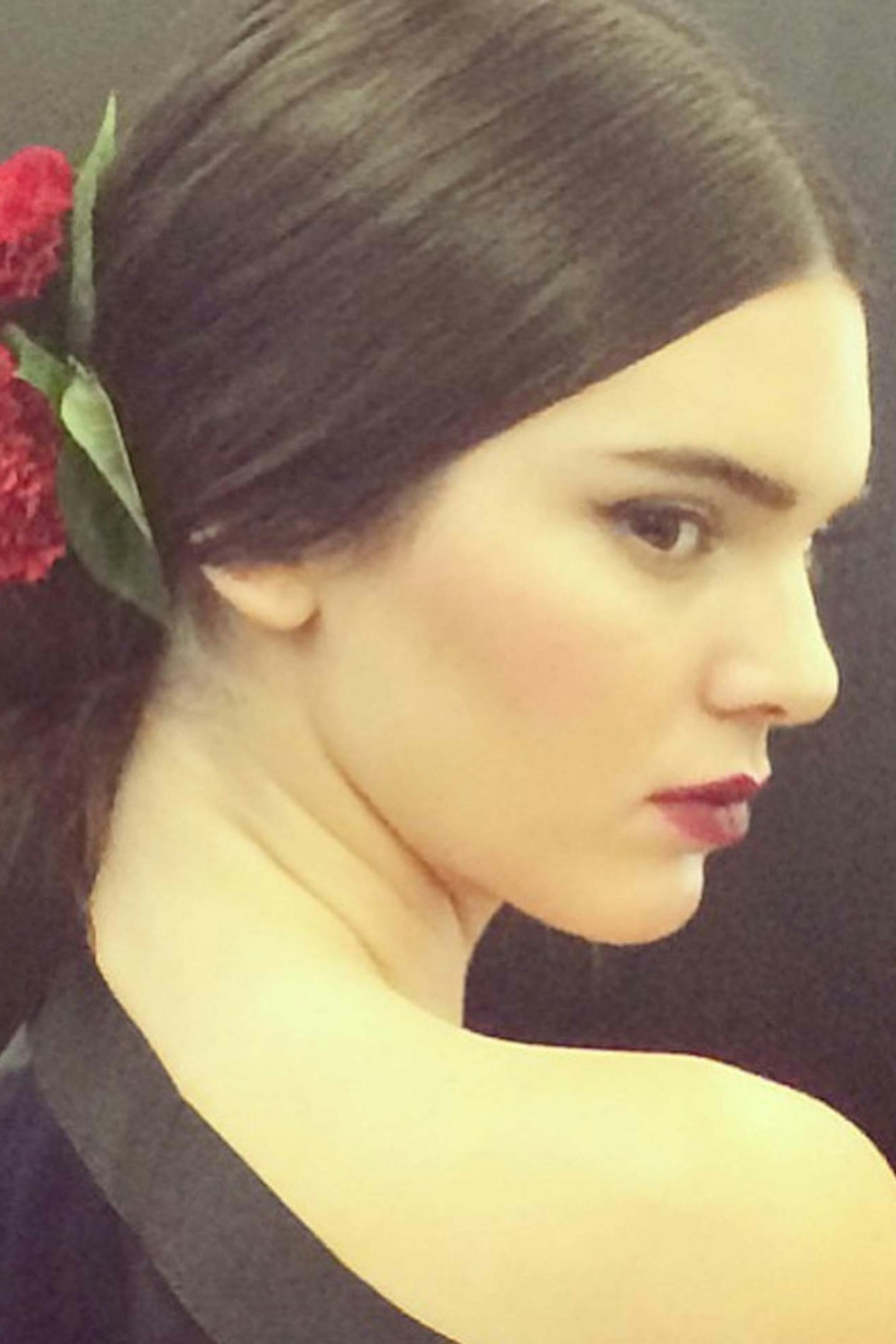 The gorgeous Kendall Jenner backstage