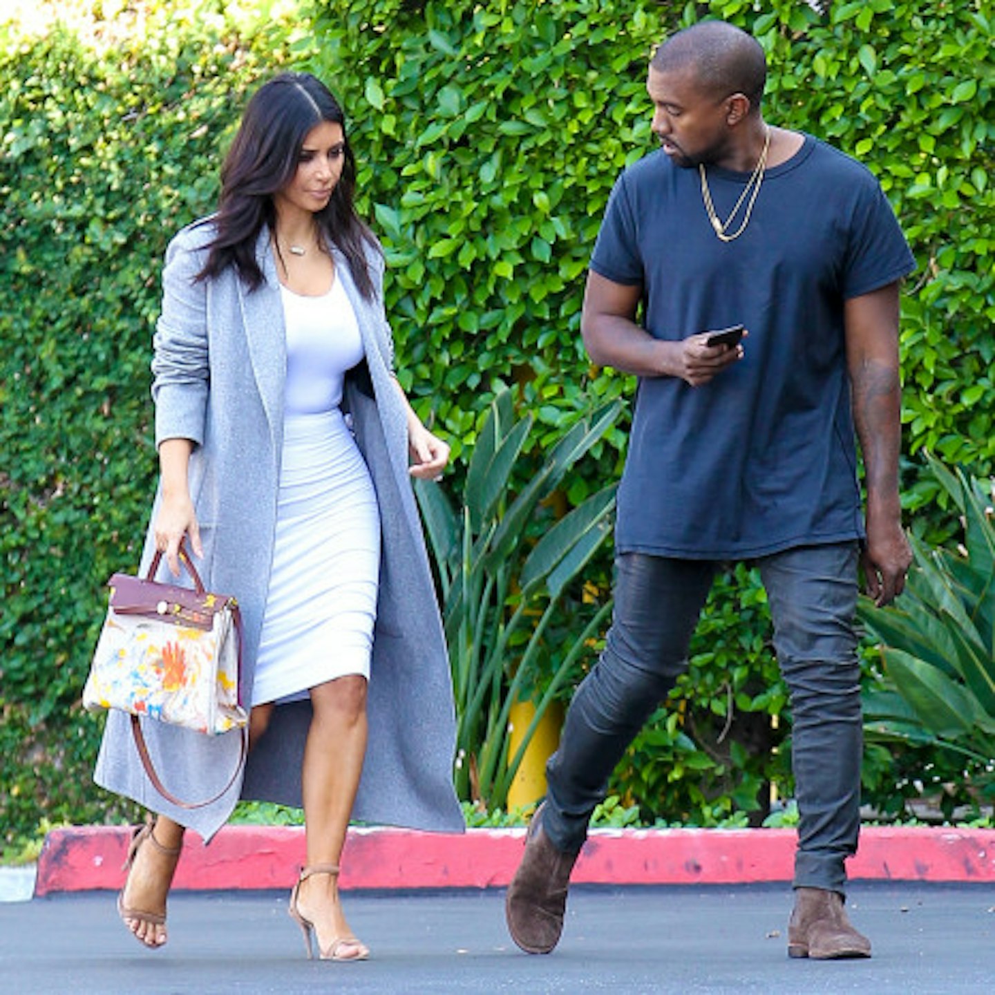 Kim with husband Kanye
