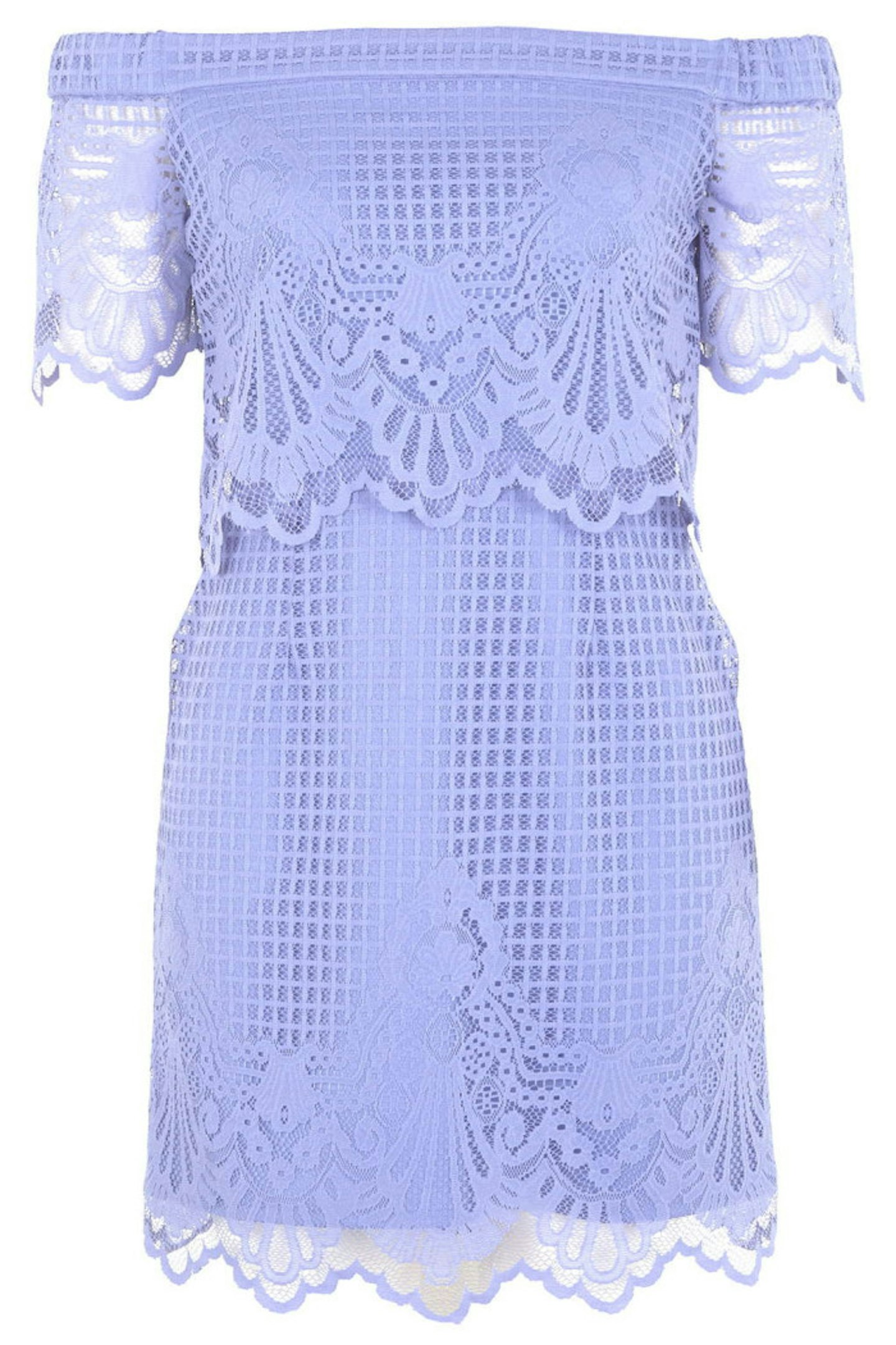 This Bardot-inspired dress will look gorgeous with gold accessories and undone hair