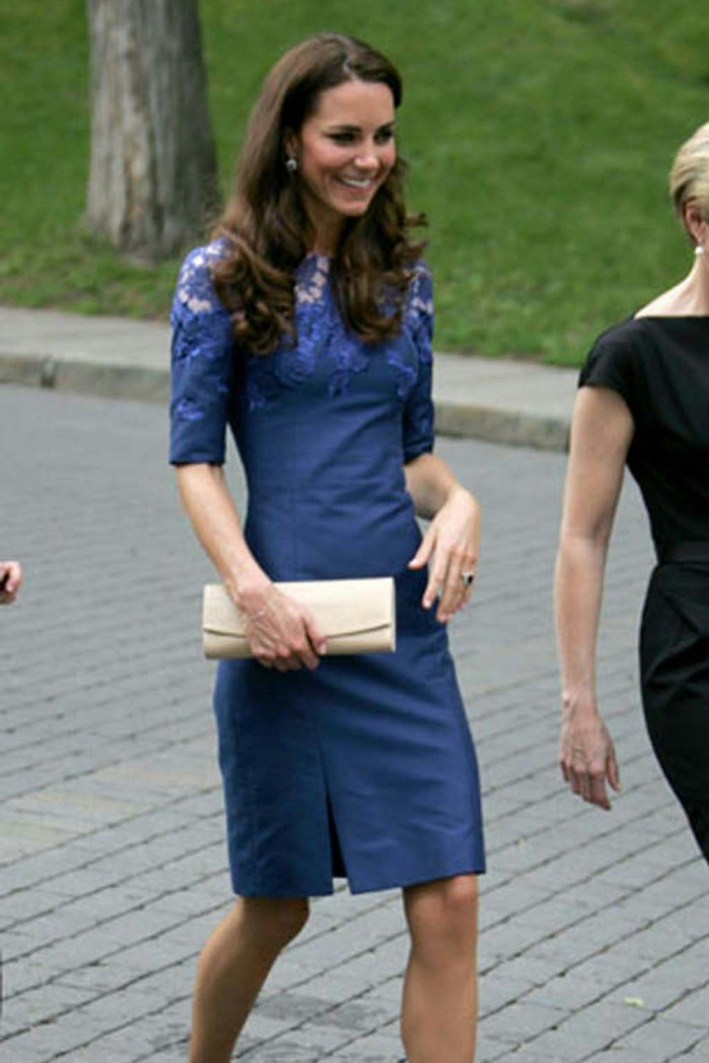Kate Middleton attends the Freedom of The CIty Ceremony held at the City Hall in Quebec , wearing Erdem, July 2011