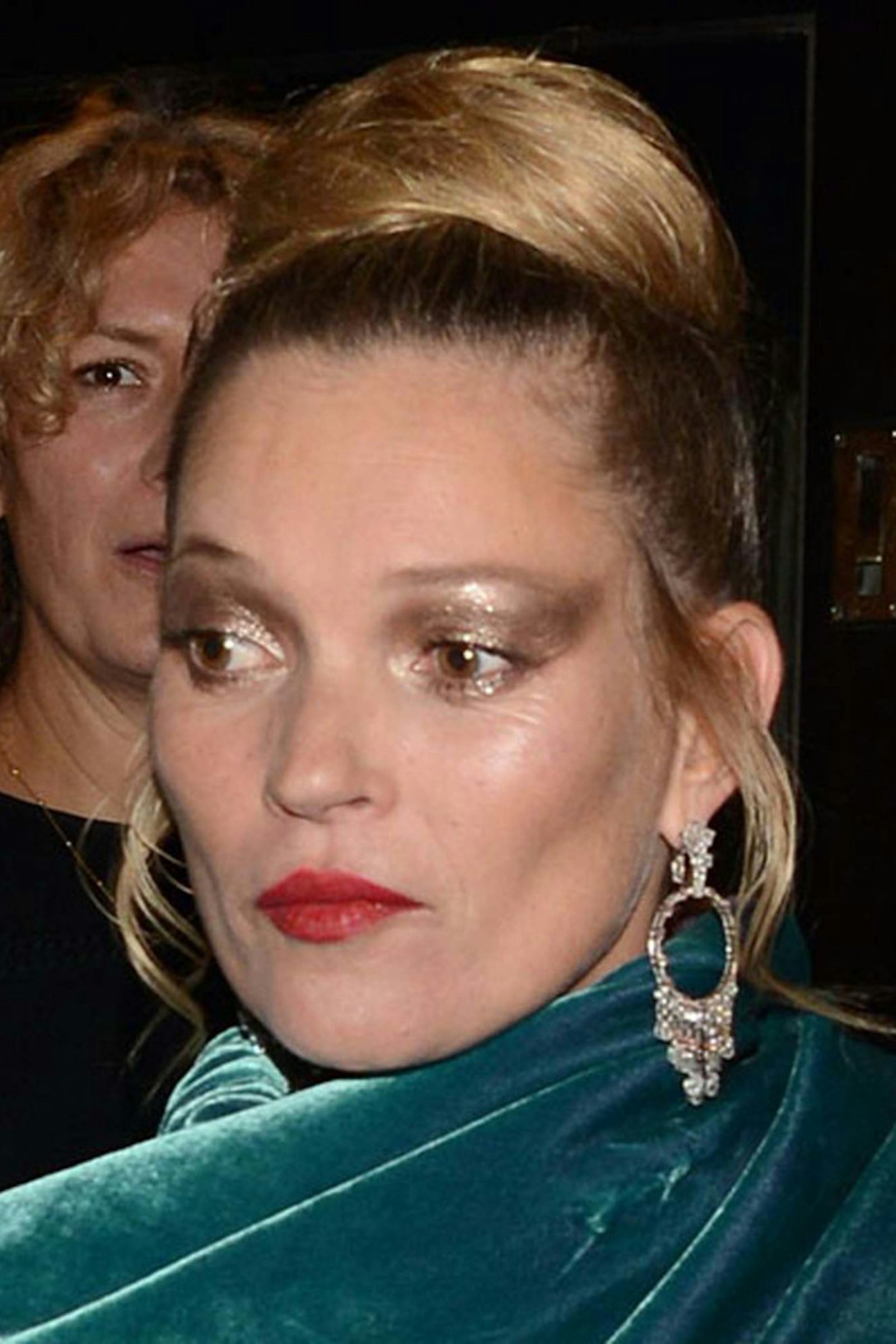 Get serious topknot inspiration from Kate Moss