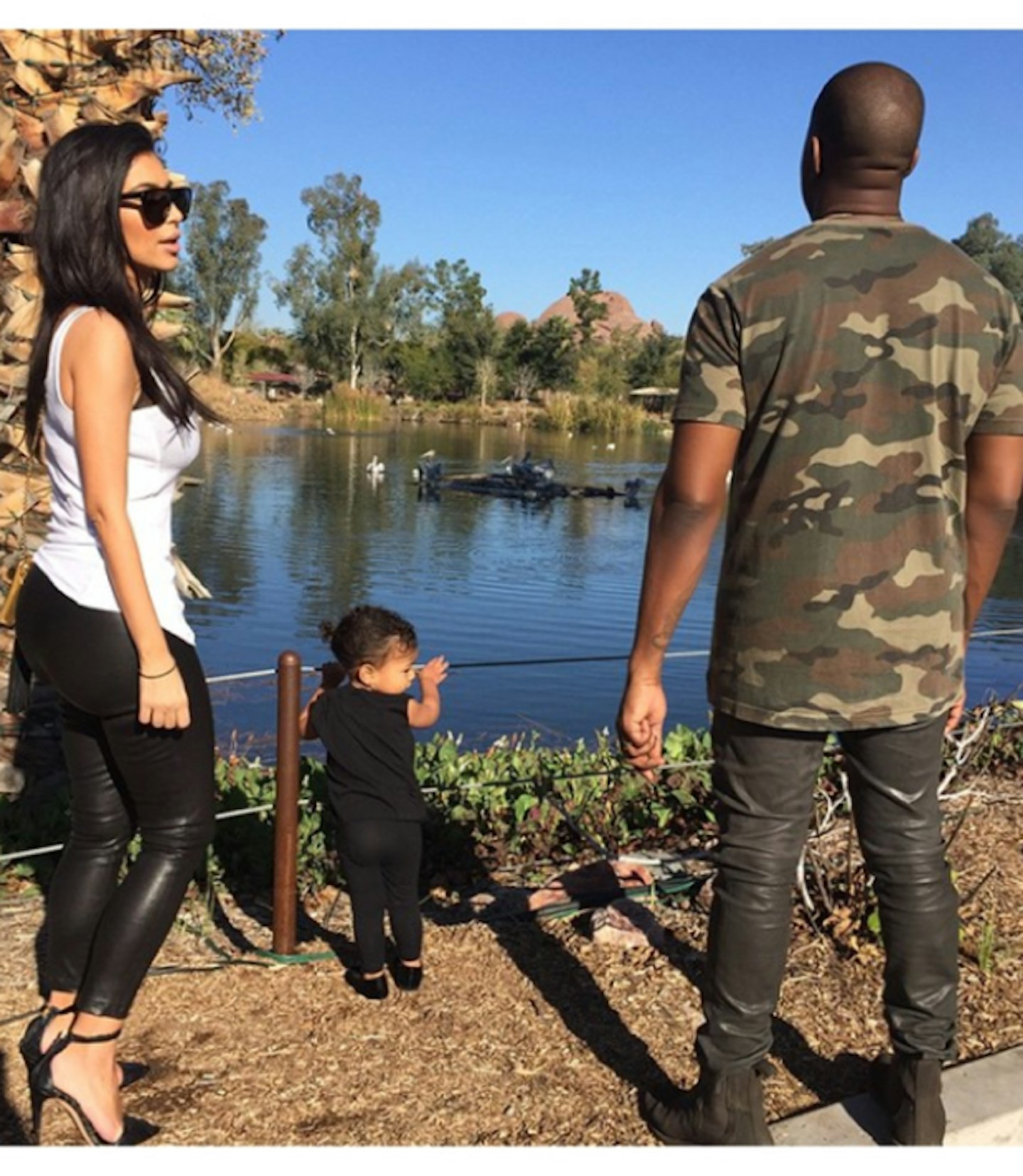 Tuesday: Kim Kanye & North