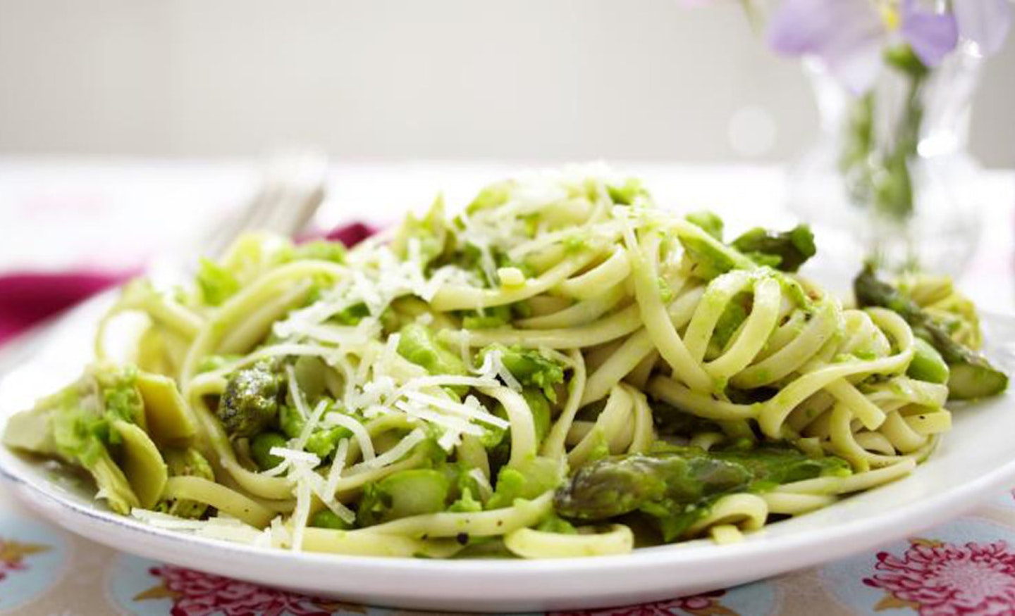 Spring Vegetable Linguine