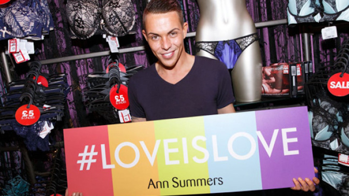 Bobby championing the #LoveIsLove message