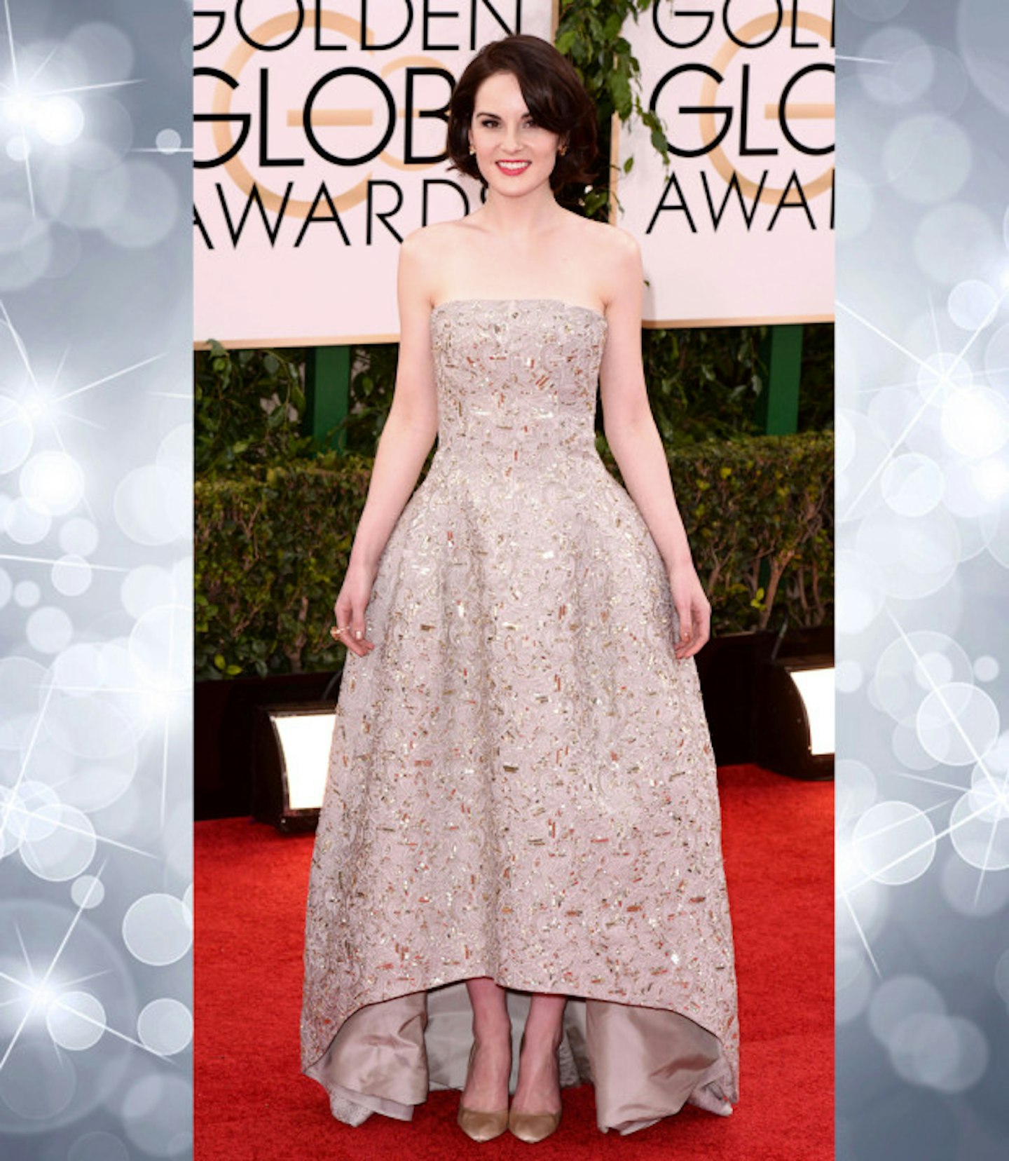 Michelle Dockery in Oscar de la Renta