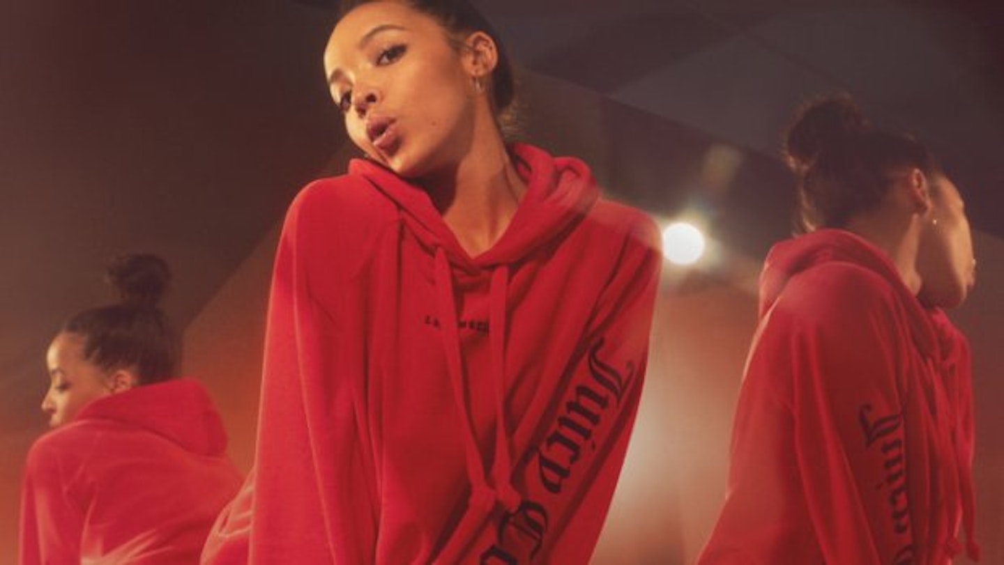 Tinashe for Urban Outfitters X Juicy Couture shot by Petra Collins