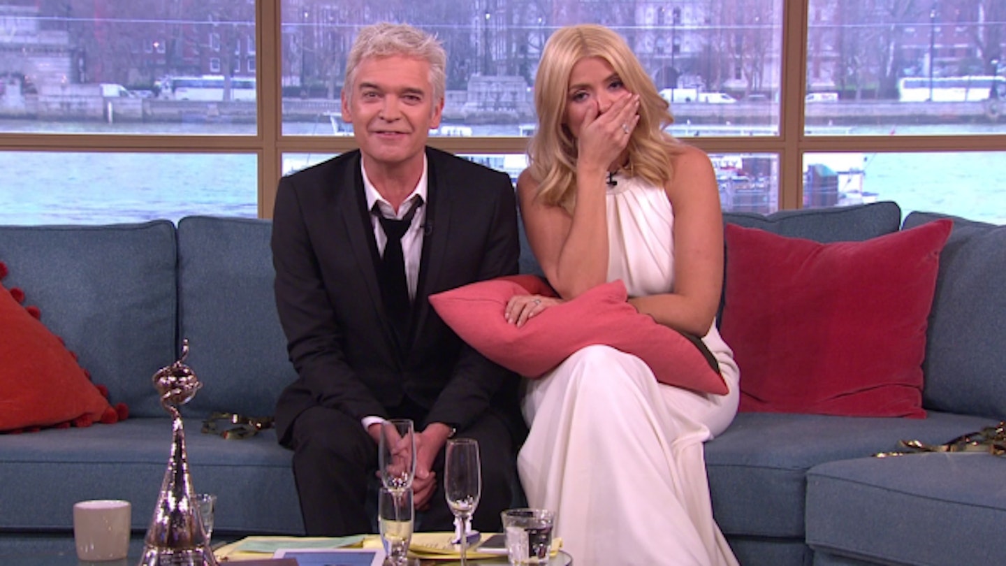 Holly Willoughby and Phillip Schofield turn up to This Morning after NTAs hungover
