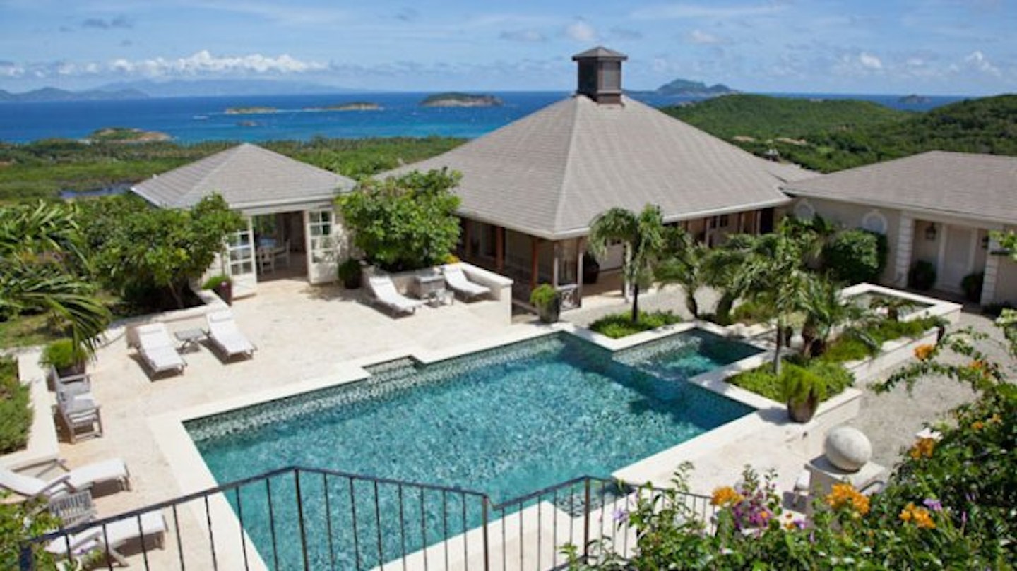 It is rumoured that Kate and George stayed in a luxury Aurora villa, such as the one shown here