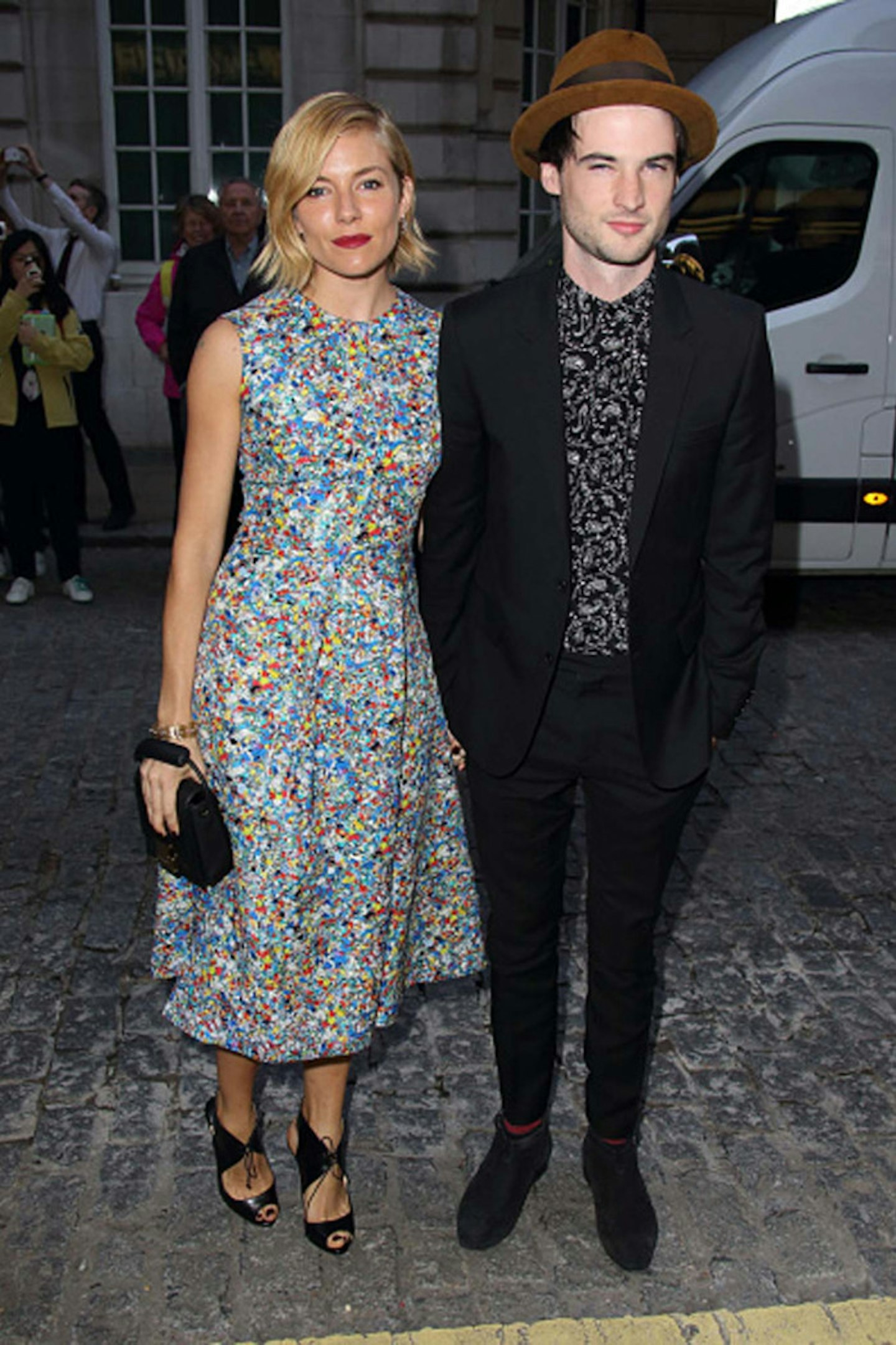 Sienna Miller in Roksanda and Tom Sturridge in Saint Laurent at the World Premiere of 'Effie Gray' in London - October 5, 2014