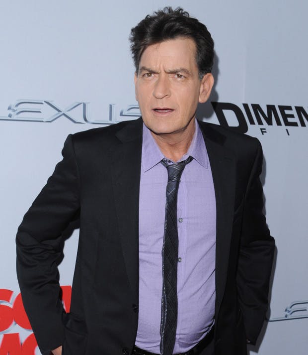 Charlie Sheen allegedly ‘pulls knife on his dentist’ Celebrity Heat