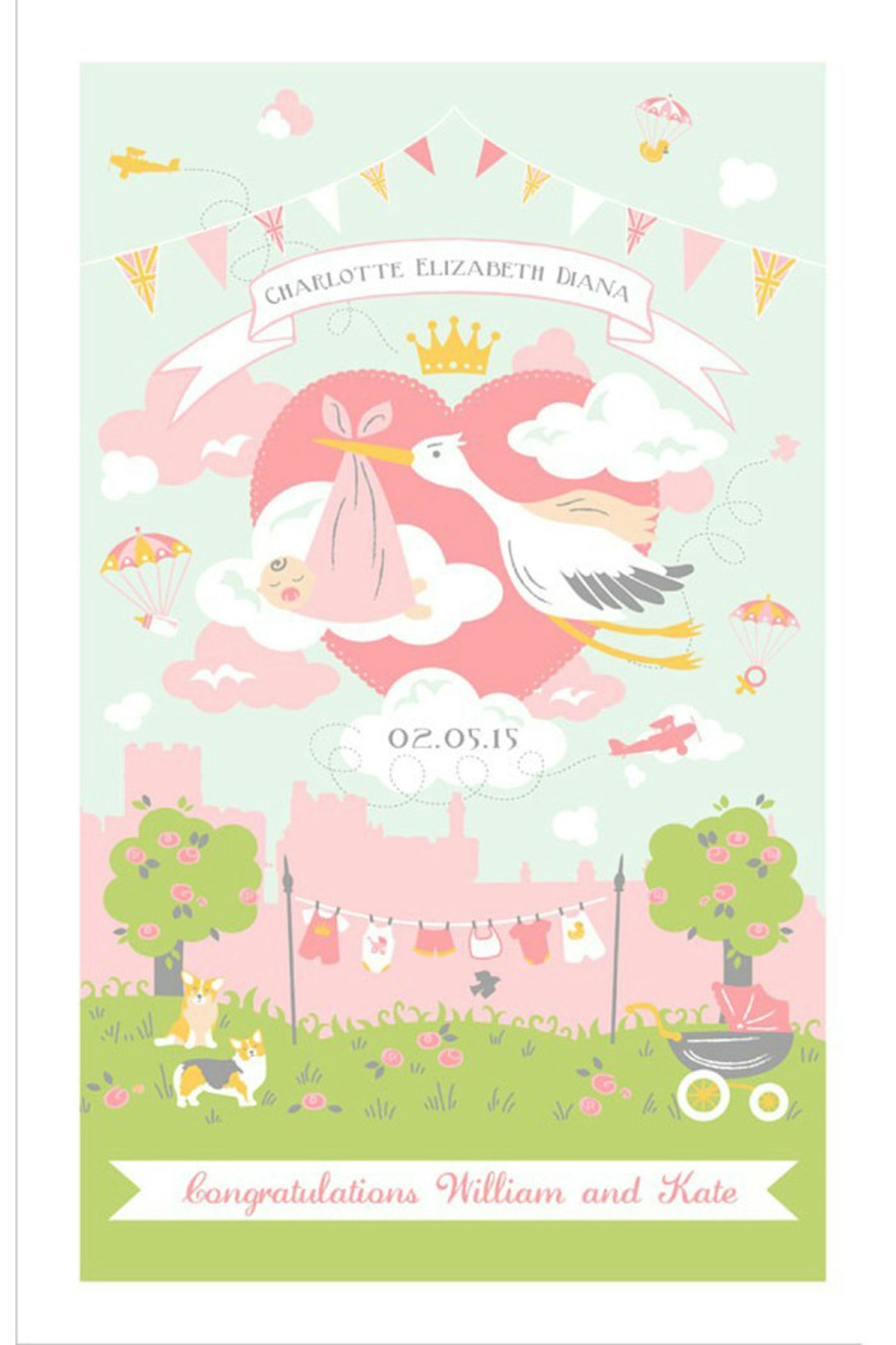 Royal Baby Tea Towel