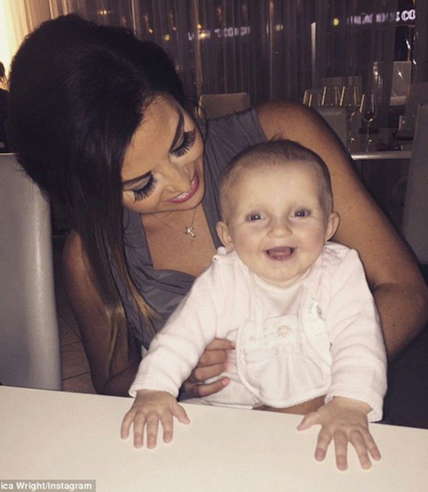 Jess Wright and baby Nelly