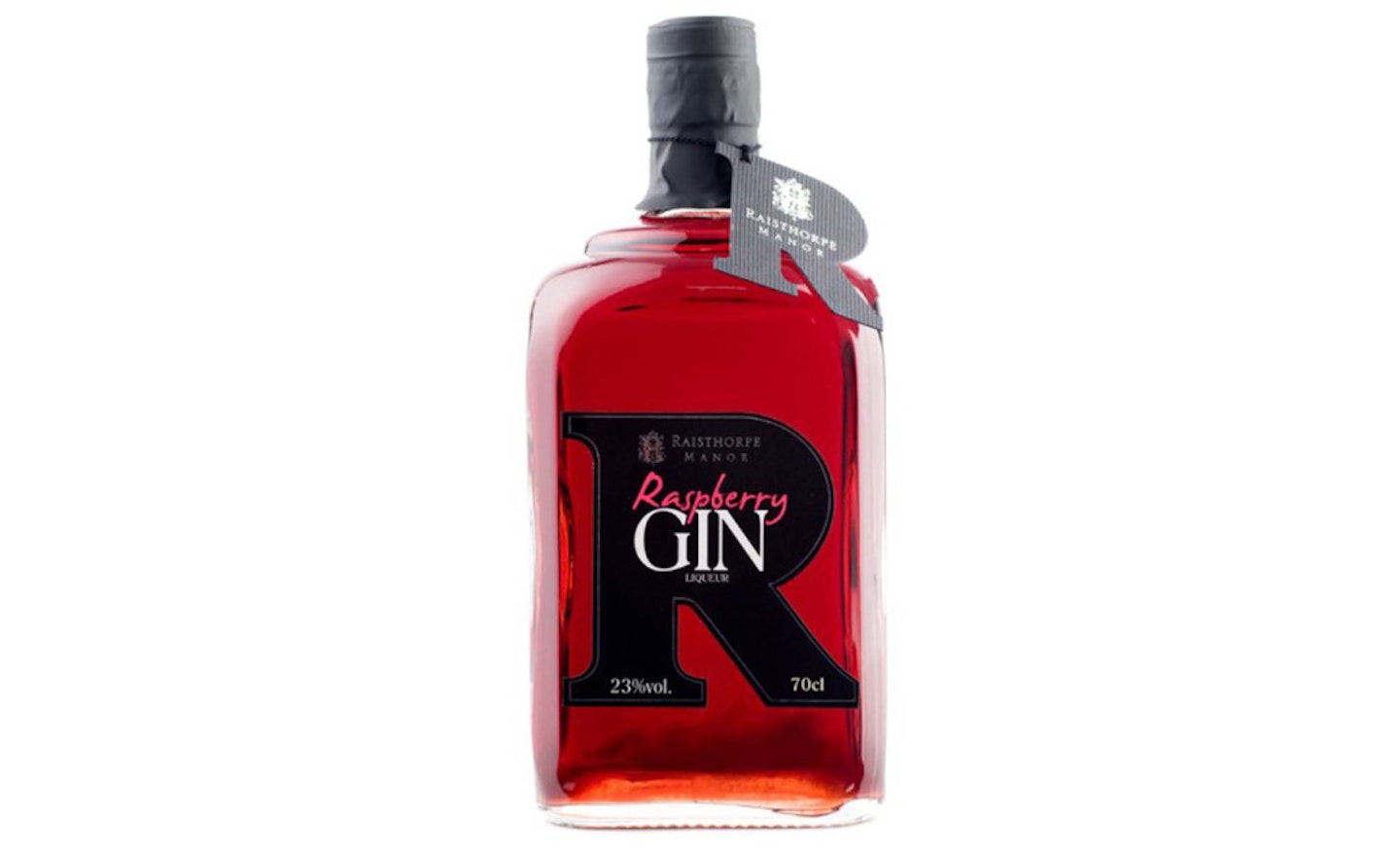 Raspberry Gin Liqueur, available at Raisthorpe Manor