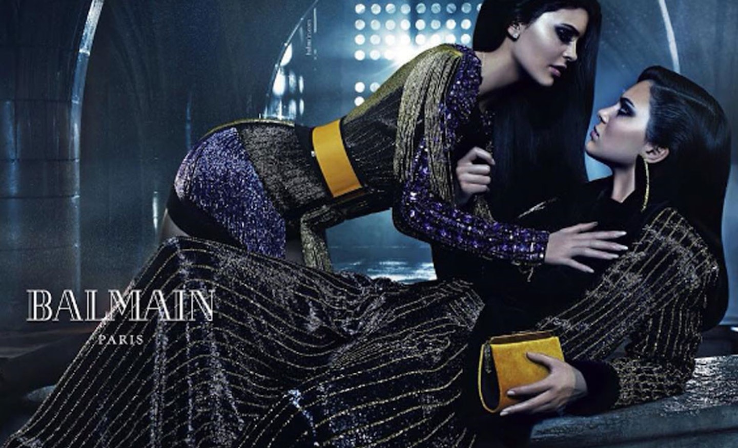 Kendall Jenner shoots for Versace Campaign