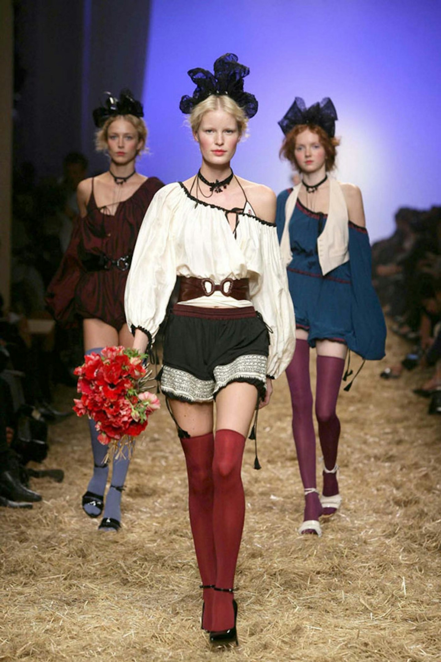 Naughty barn babes from 2006.