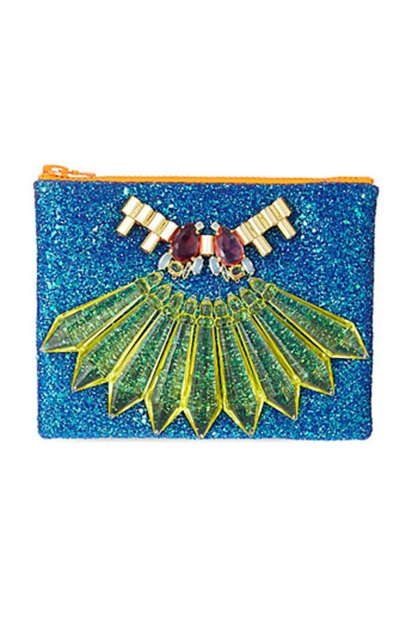 16. Glitter blue clutch, £540, Mawi at Selfridges