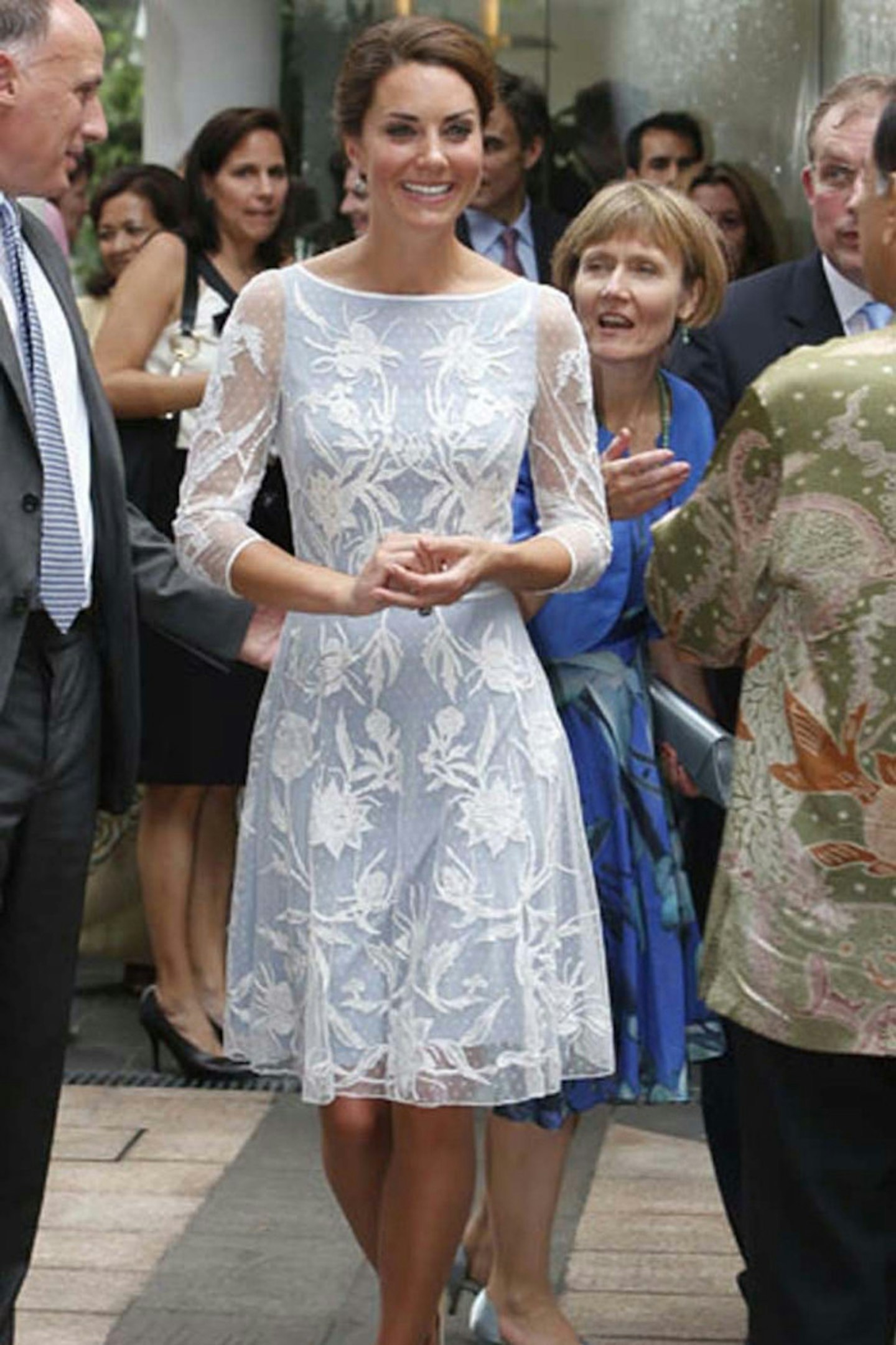 Kate Middleton wears Alice Temperley, Kuala Lumpur, September 2012
