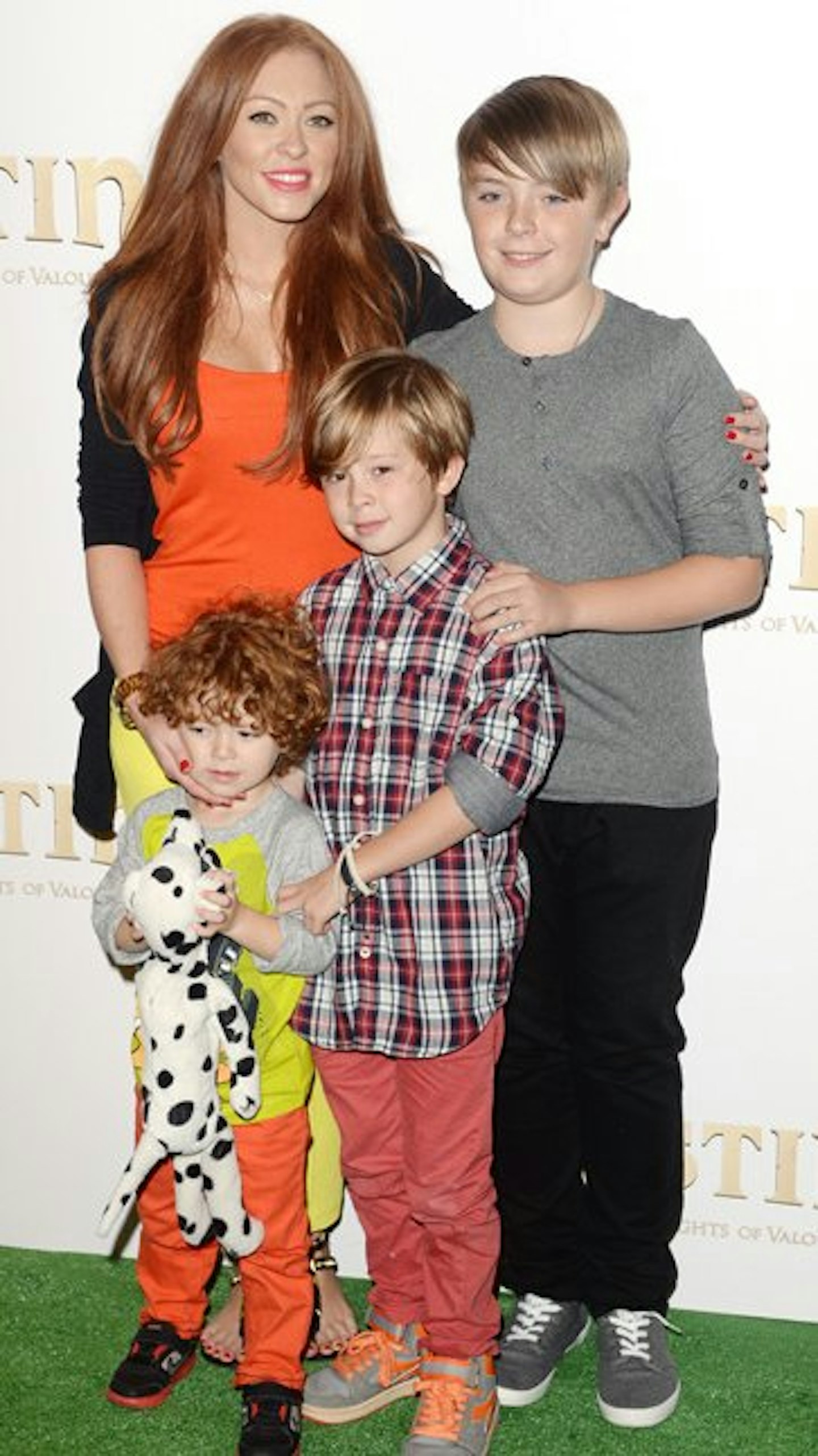 Natasha is already mum to sons Josh, Harry and Alfie
