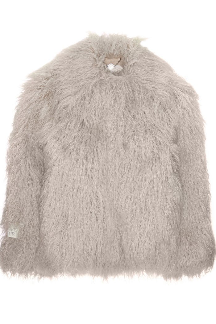 Stella mccartney store faux fur vest