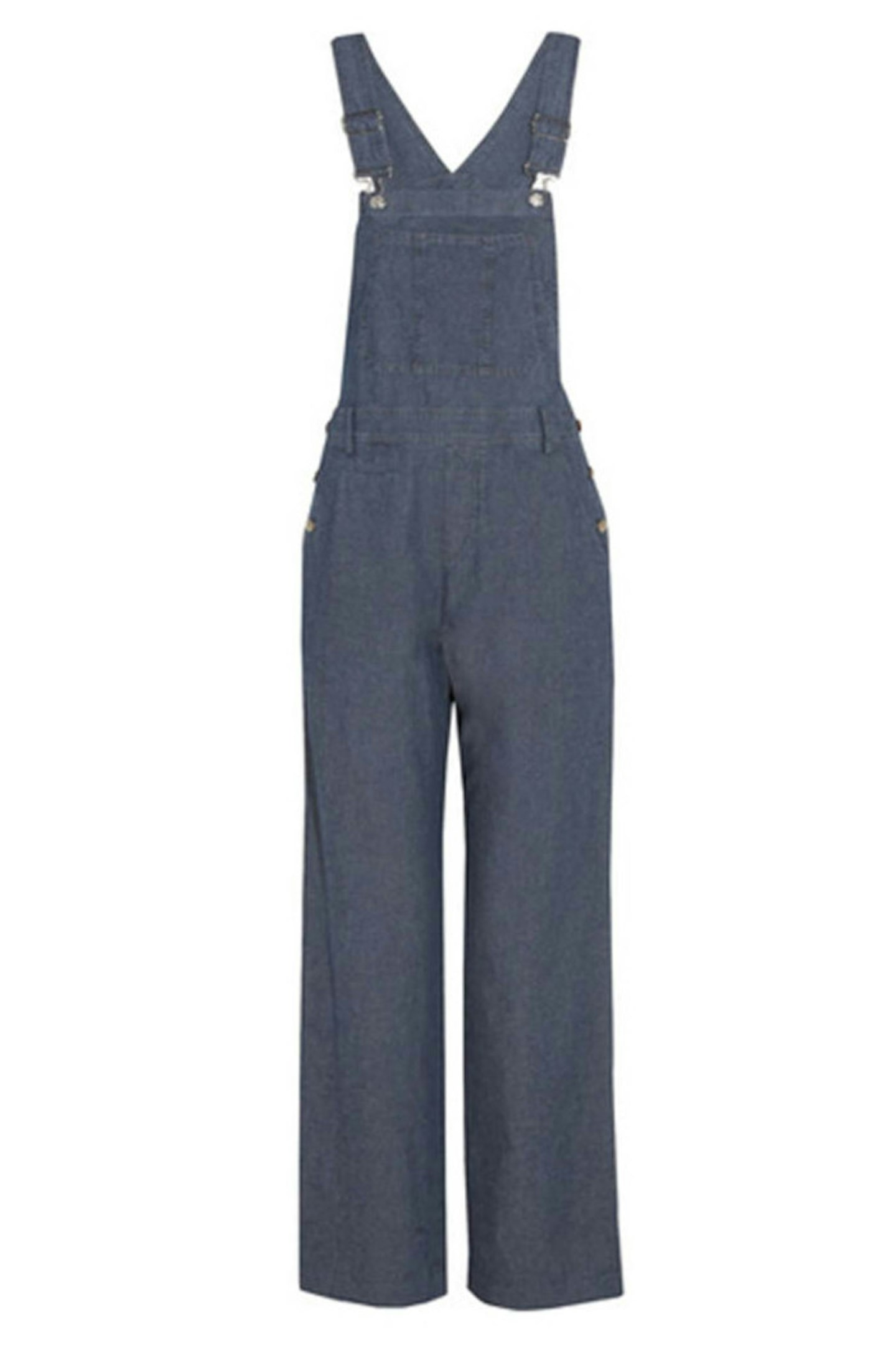 1. Chambray overalls, £250, A.P.C Atelier de Production et de Creation at Net-A-Porter
