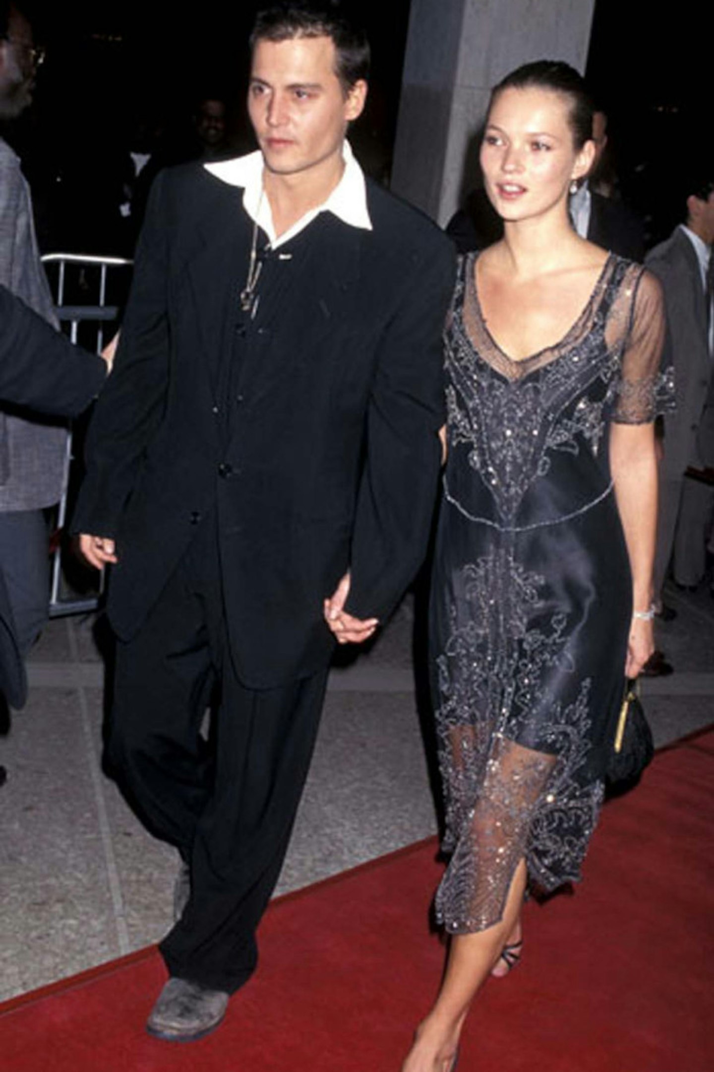 Kate Moss at the Premiere of Donnie Brasco, February 1997