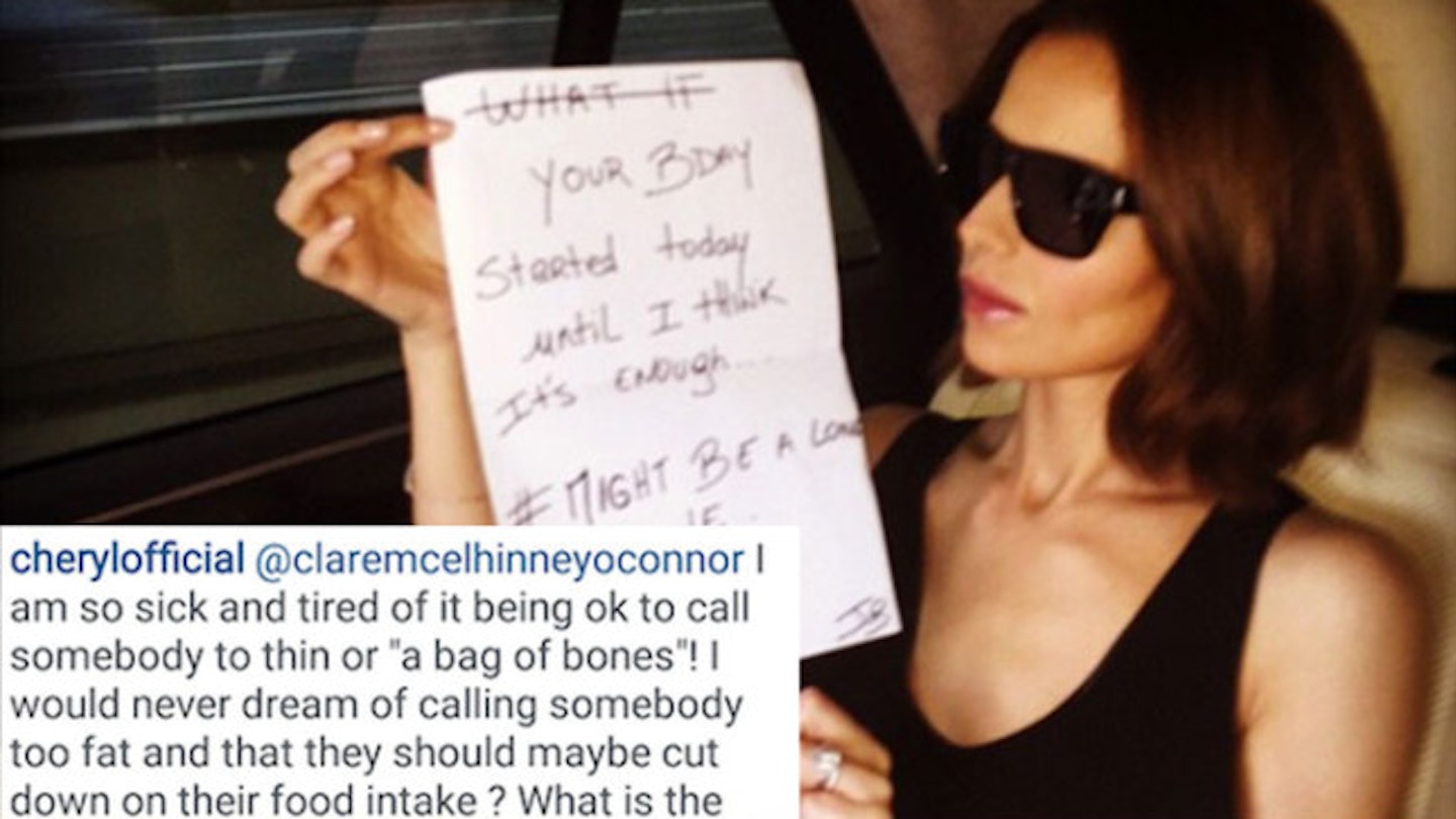 Cheryl slams ‘skinny shaming’ critics on Instagram: ‘You have no idea what I’ve been through’