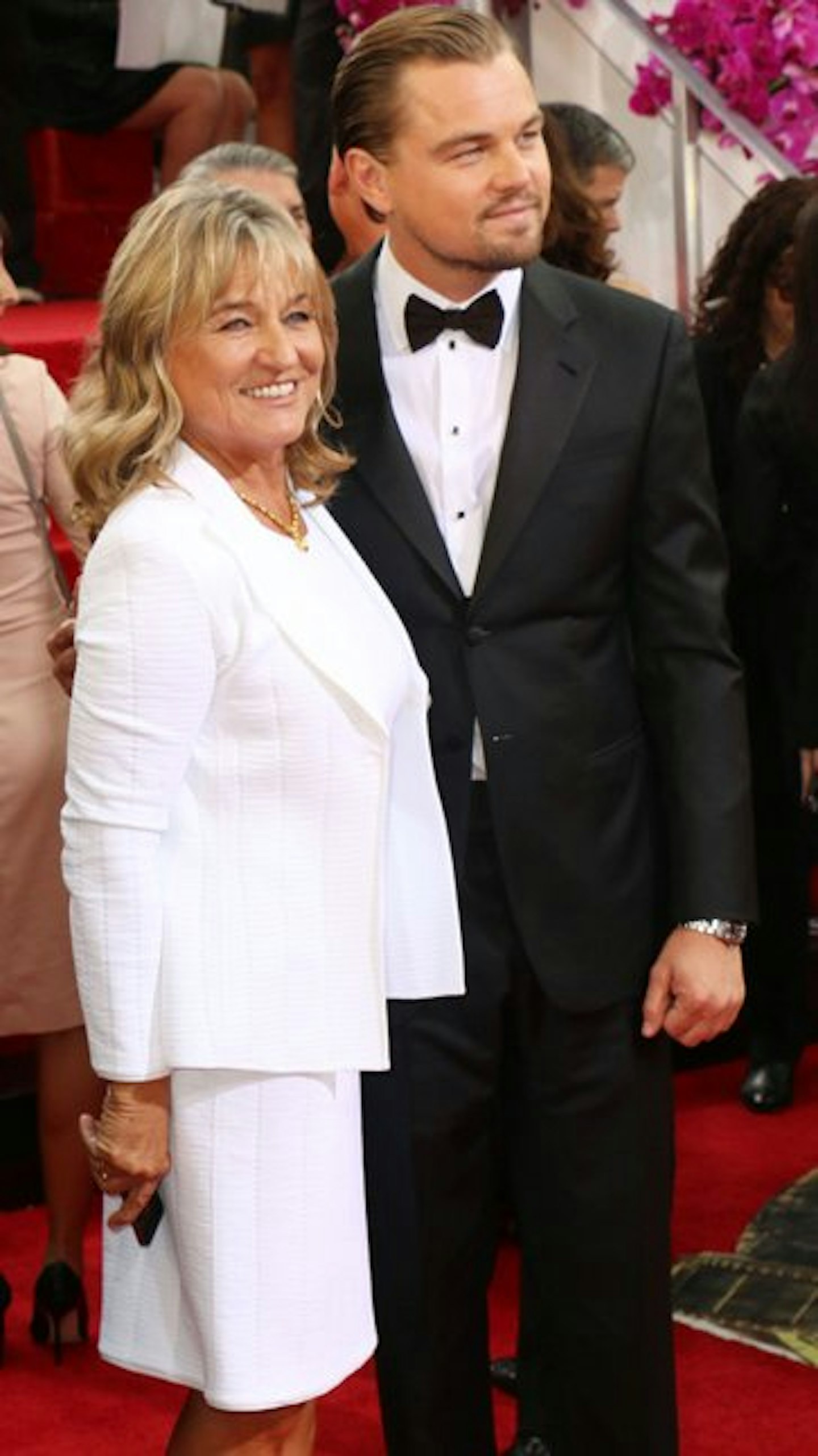 Leo brought his mum along to the Golden Globes.