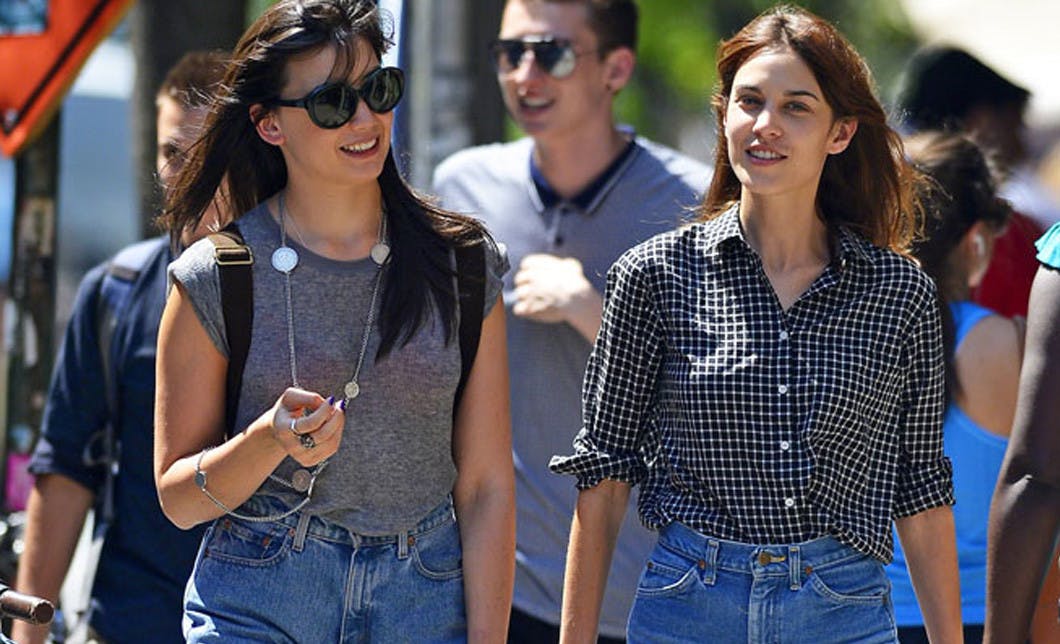 Alexa Chung spotted wearing clogs