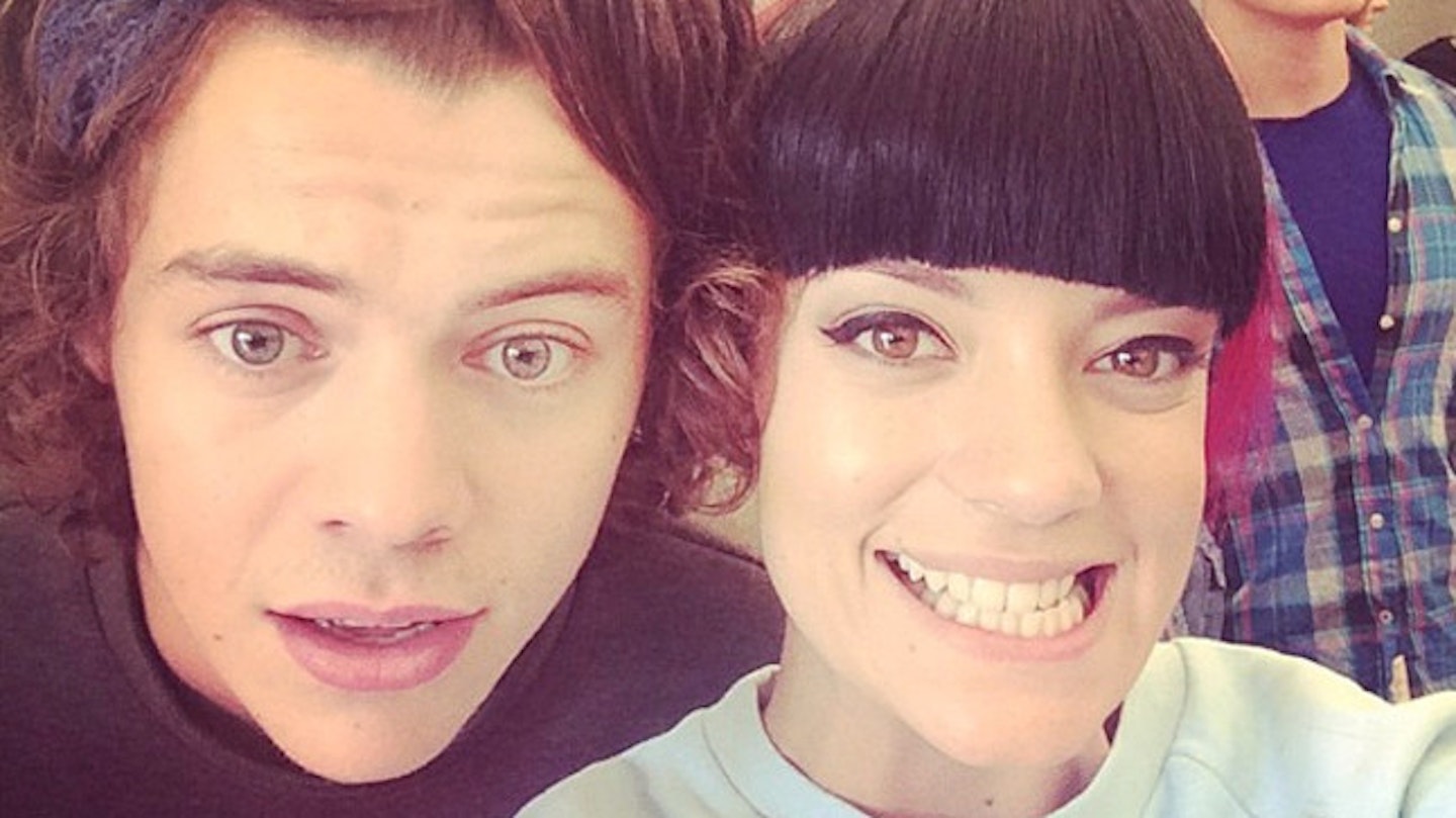 Lily with Harry Styles
