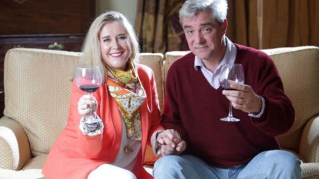 Gogglebox’s poshest couple, Dom and Steph, say drinking helps them